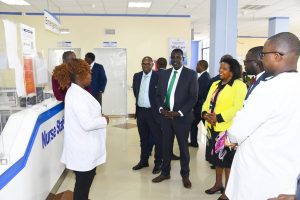 Principal Secretary For Medical Services Tours Kenyatta University Teaching Referral And Research Hospital.