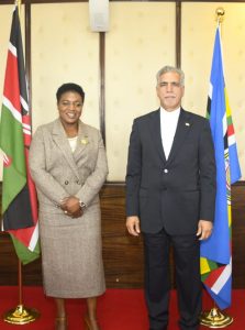 Iranian Ambassador Jafar Barmaki And Kenyan Cabinet Secretary For Health Discuss Potential Collaboration For Improving Health Sector