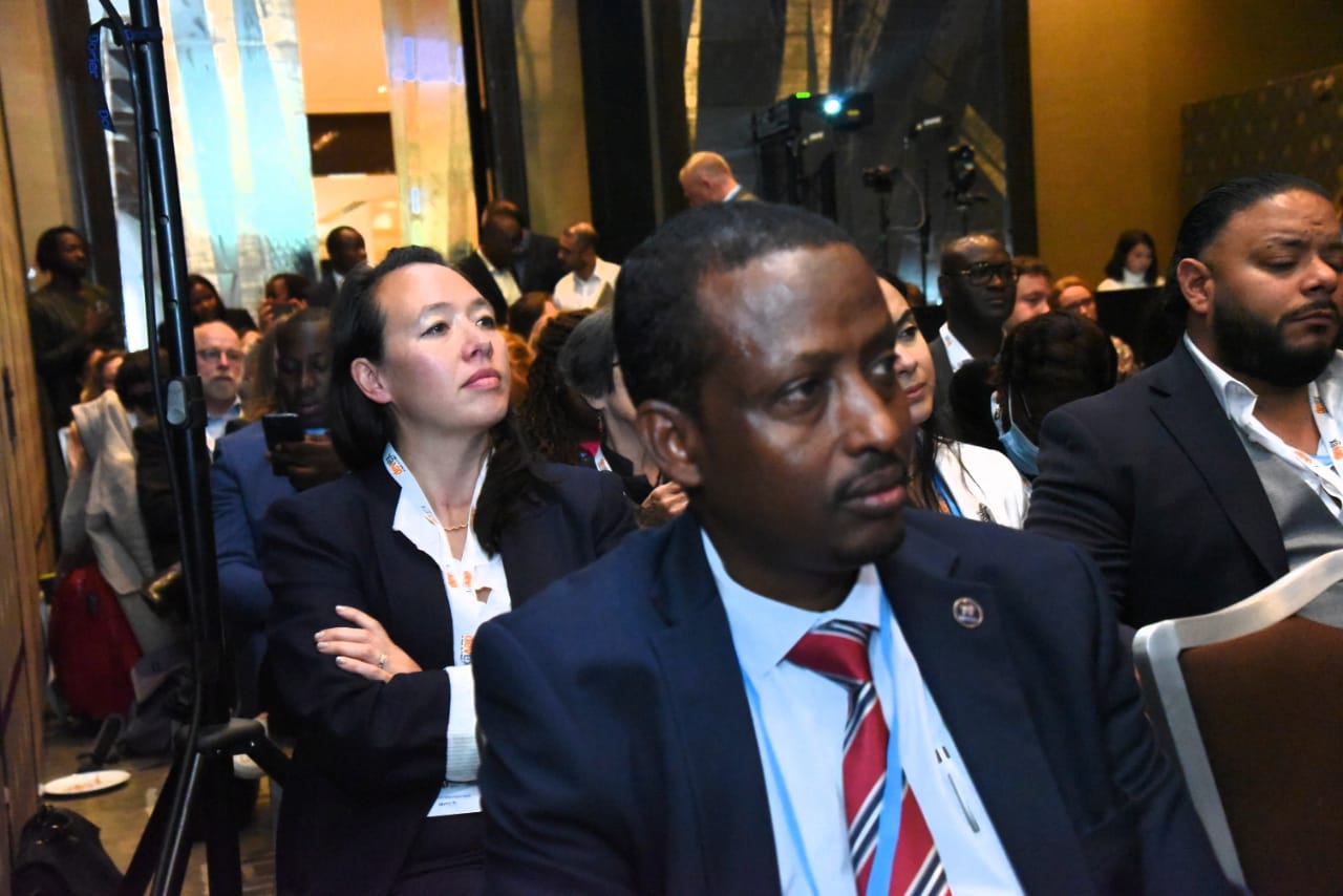 Delegates listening to deliberations during the event