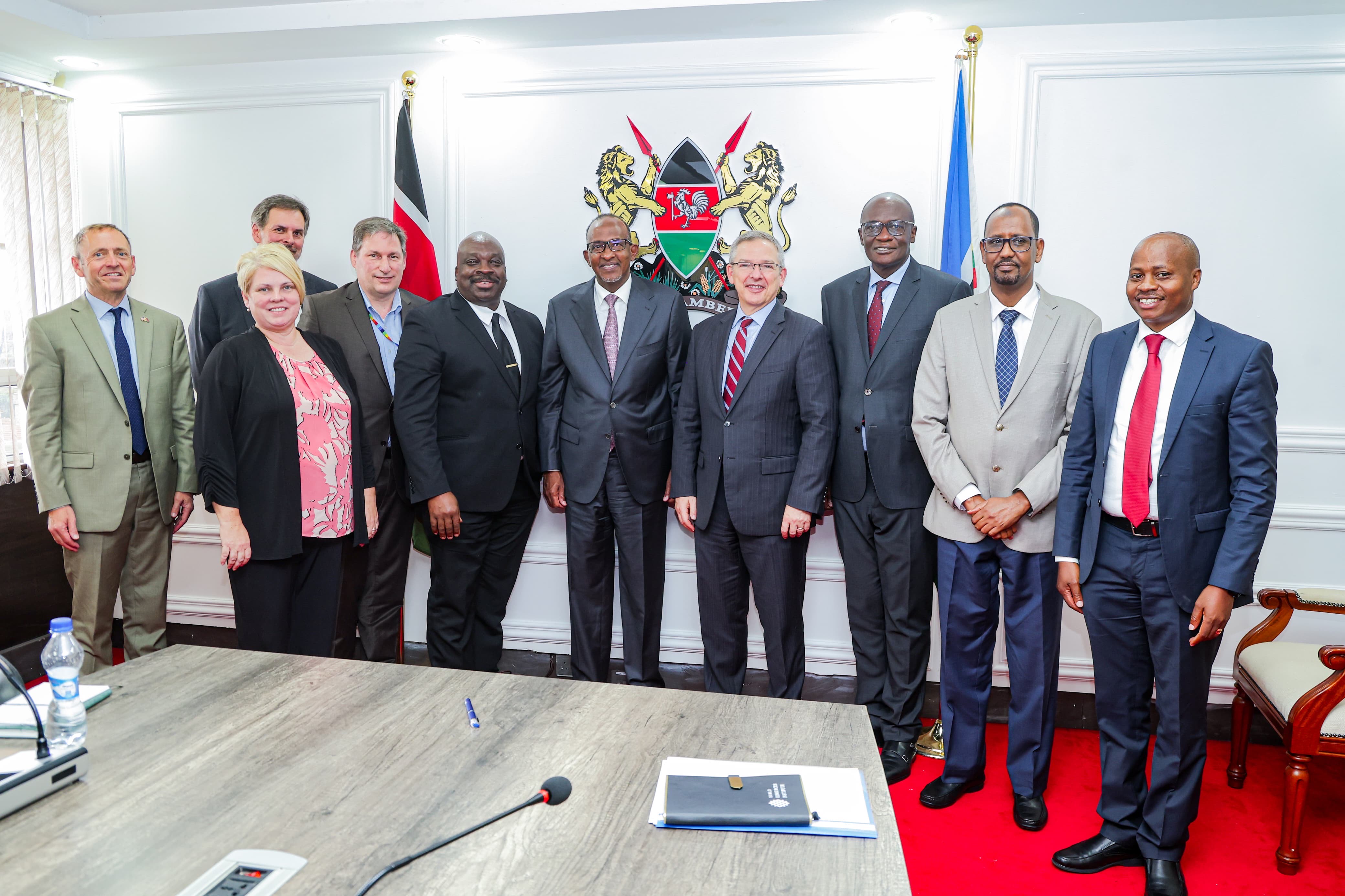 Health Cabinet Secretary Hon. Aden Duale Engages U.S. Charge d’Affaires on Strategic Health Collaboration