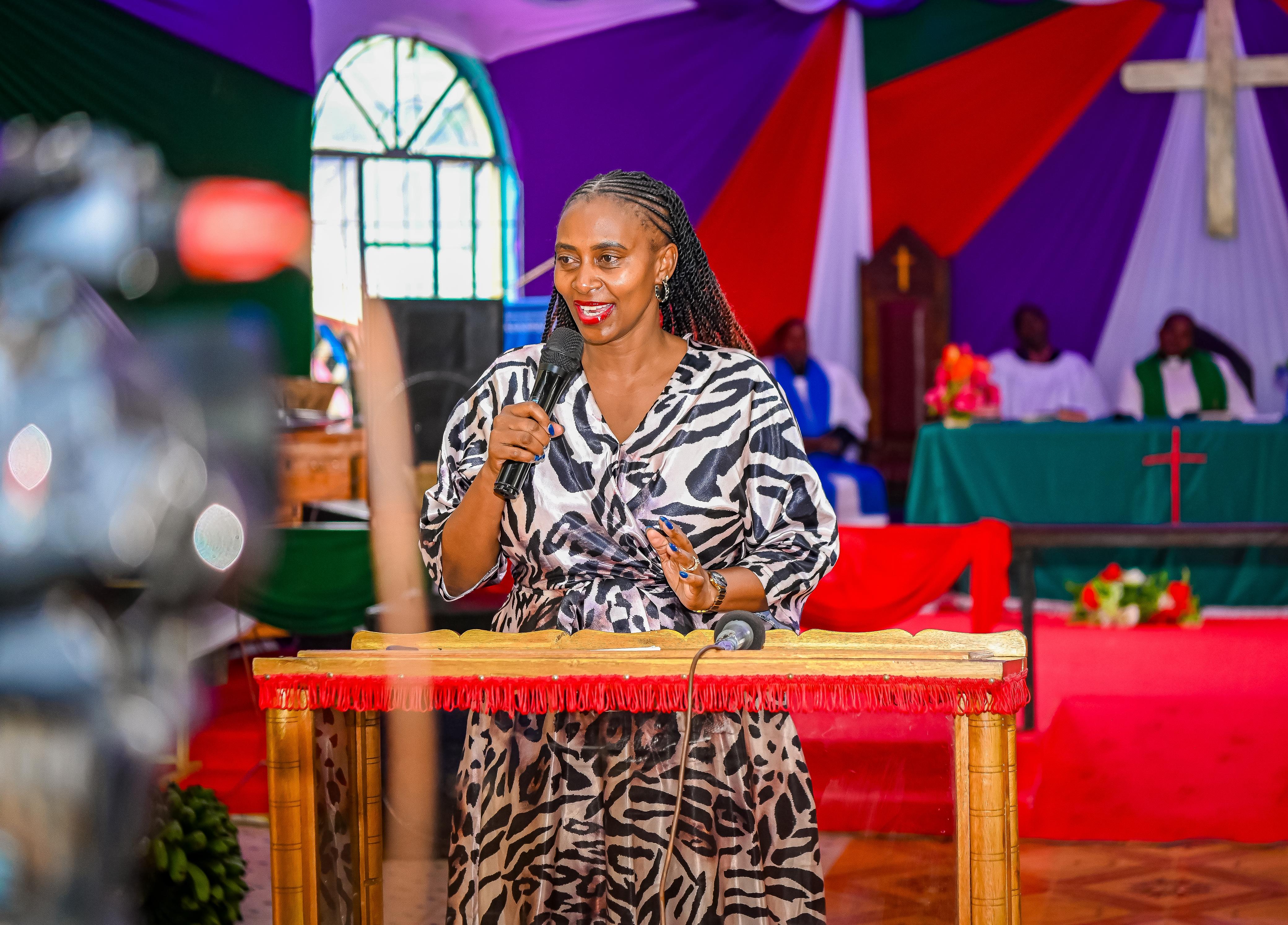 PS Mary Muthoni Champions Hygiene, SHA Registration, and Quality Care Bill at ACK St. Michael Kavuti Church