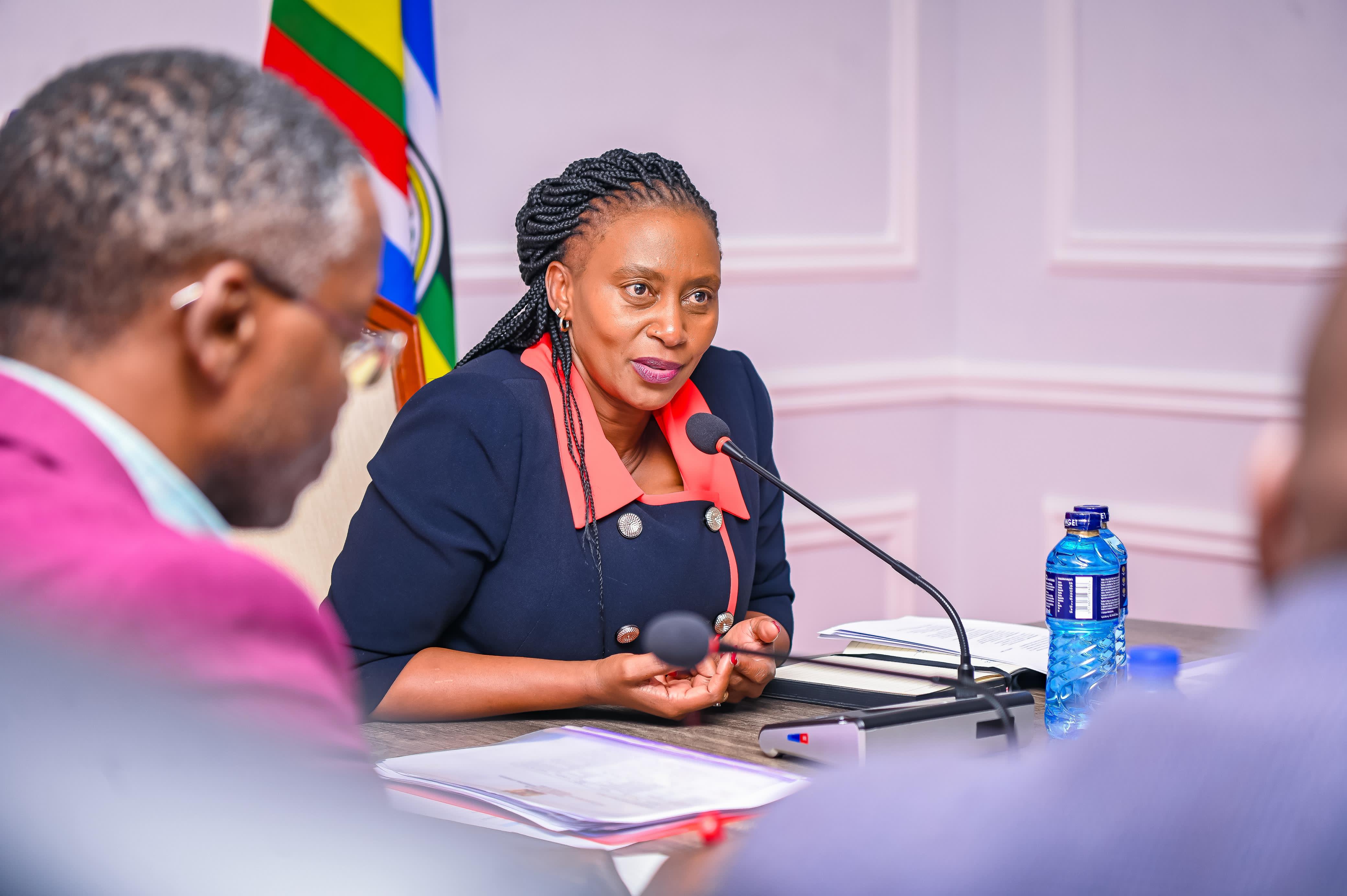 PS Mary Muthoni, Amref Health Africa Review Progress on Primary Health Care, Climate & Disease Control Collaboration