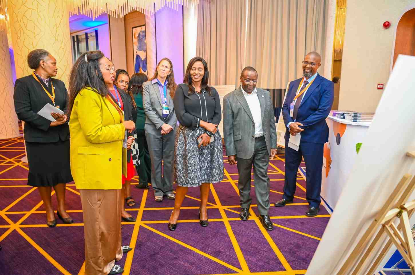 Nairobi Monday December 1, 2025 The Principal Secretary for Public Health and Professional Standards, Mary Muthoni, today joined other stakeholders during the opening of the Regional Policy Engagement Workshop on Policy Analysis for Sustainable and Healthy Foods in African Retail Markets (PASHFARM) in Nairobi.   The summit conducted under the theme, Retail Market Policies for Improved Nutrition and Health, brings together policymakers, researchers, and development partners to explore how retail food markets