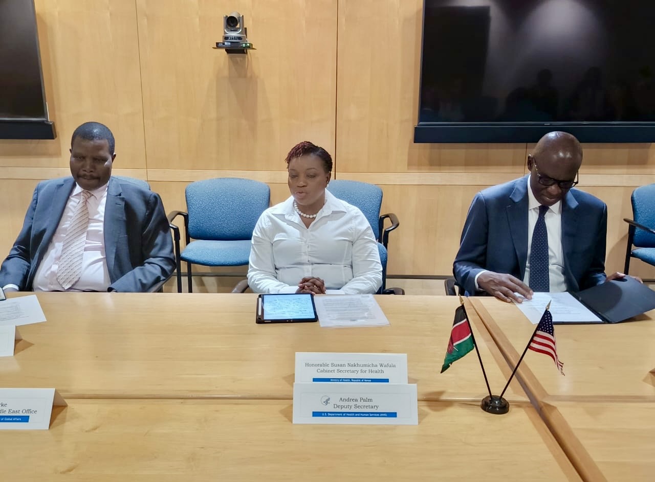 Kenyan Health Cabinet Secretary Nakhumicha Meets with US Department of Health and Human Services to Strengthen Health Collaboration