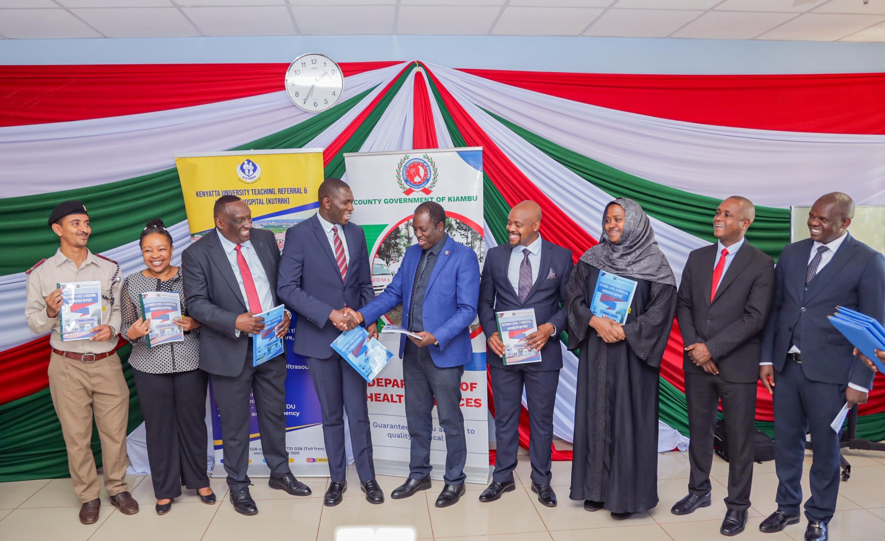 Government Hands Over Refurbished Gatundu Level 5 Hospital to Kiambu County
