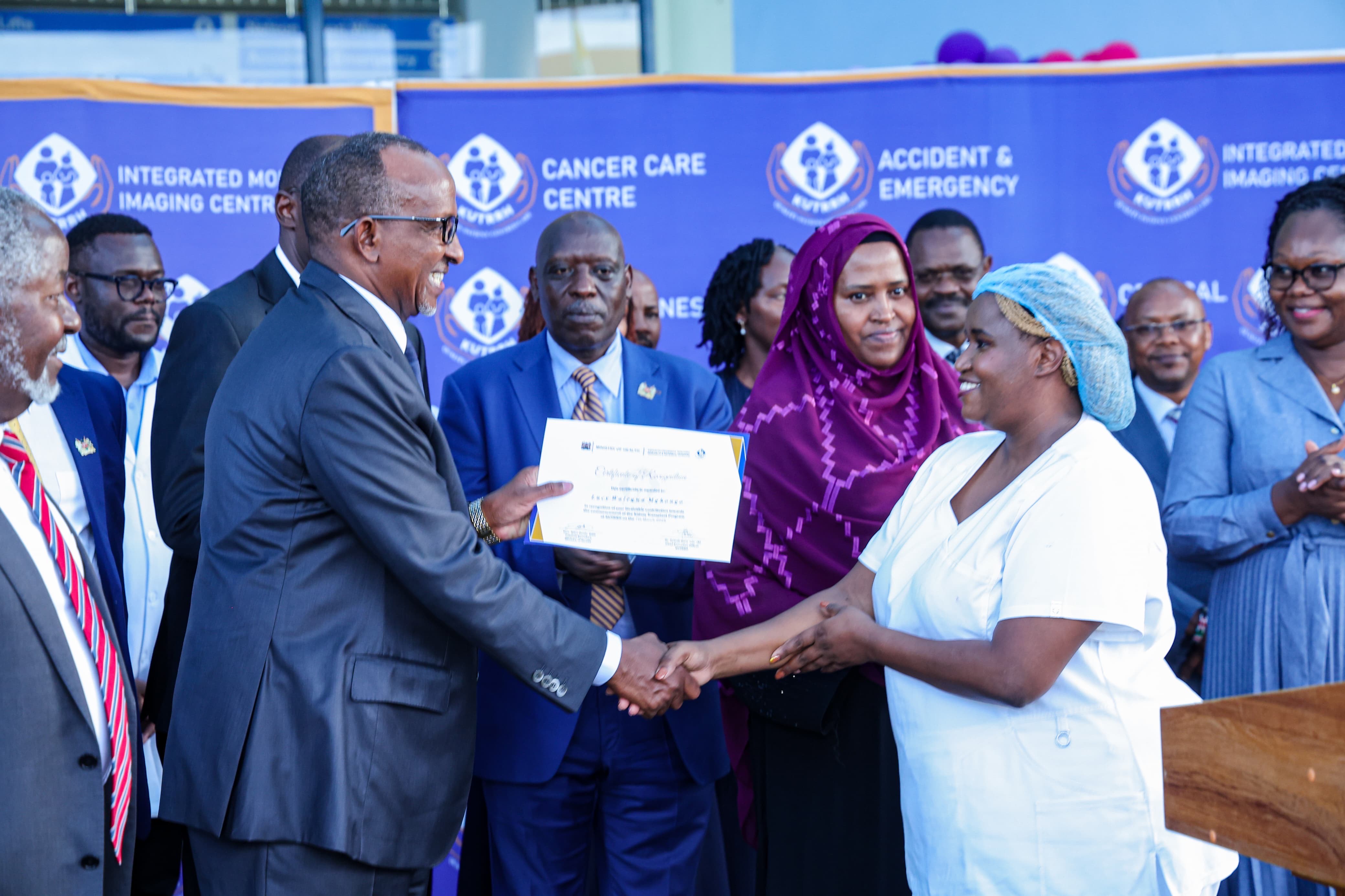 CS Duale Visits KUTRRH to Fast-Track UHC Rollout and Celebrate Nurses’ Contribution to Milestone Surgeries