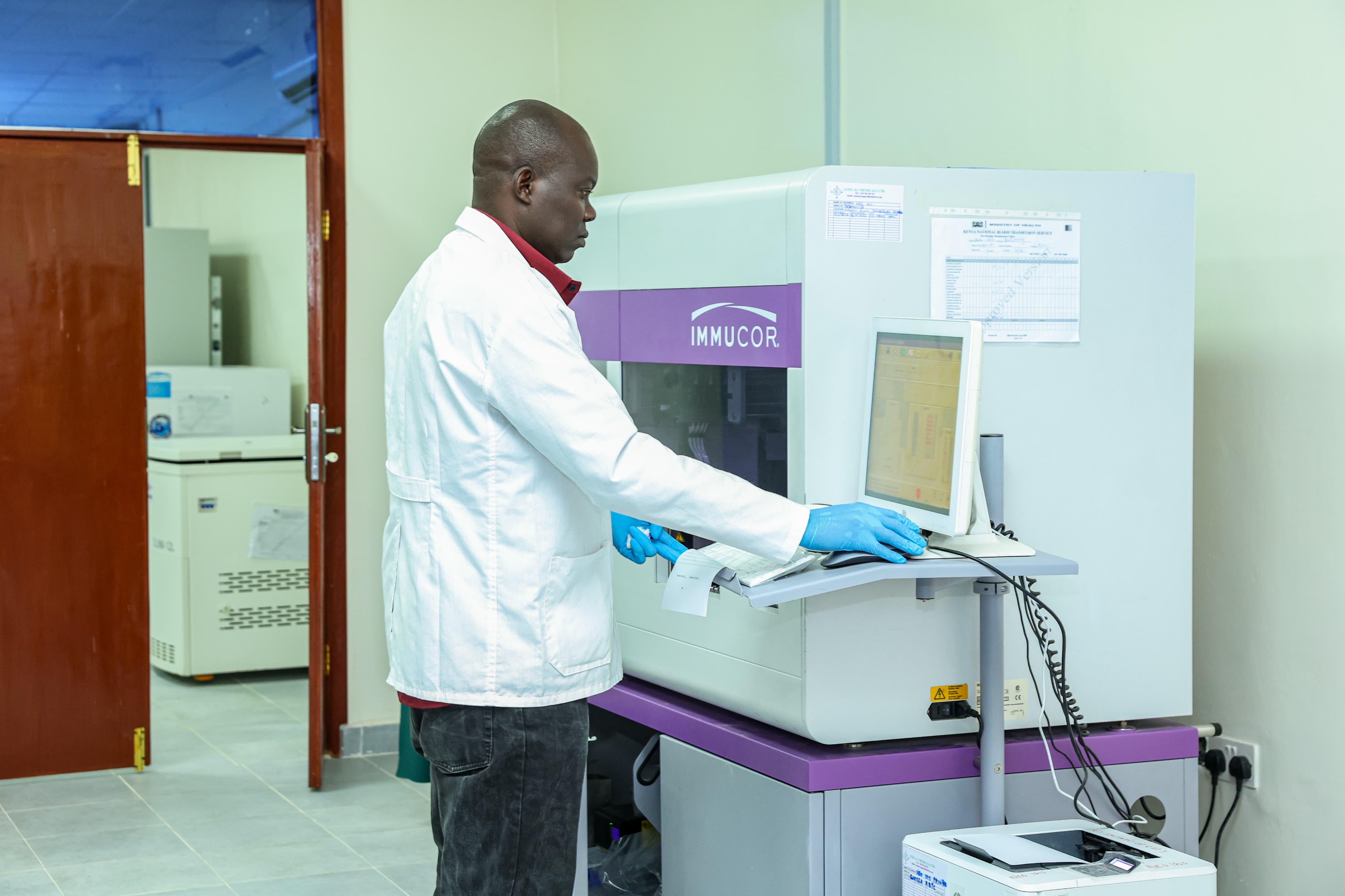 CS Duale Commissions Northern Regional Blood Transfusion Centre in Garissa