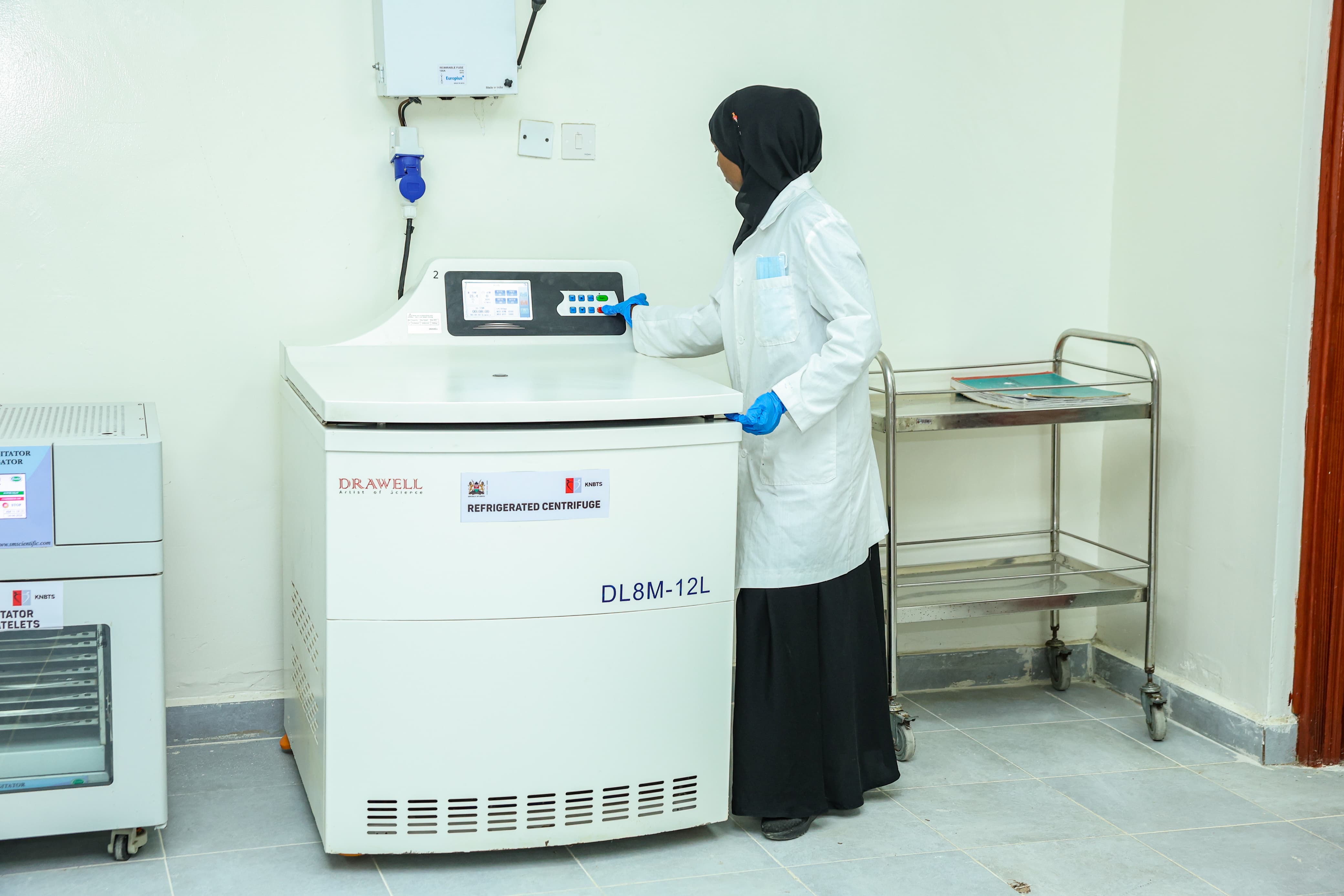 CS Duale Commissions Northern Regional Blood Transfusion Centre in Garissa