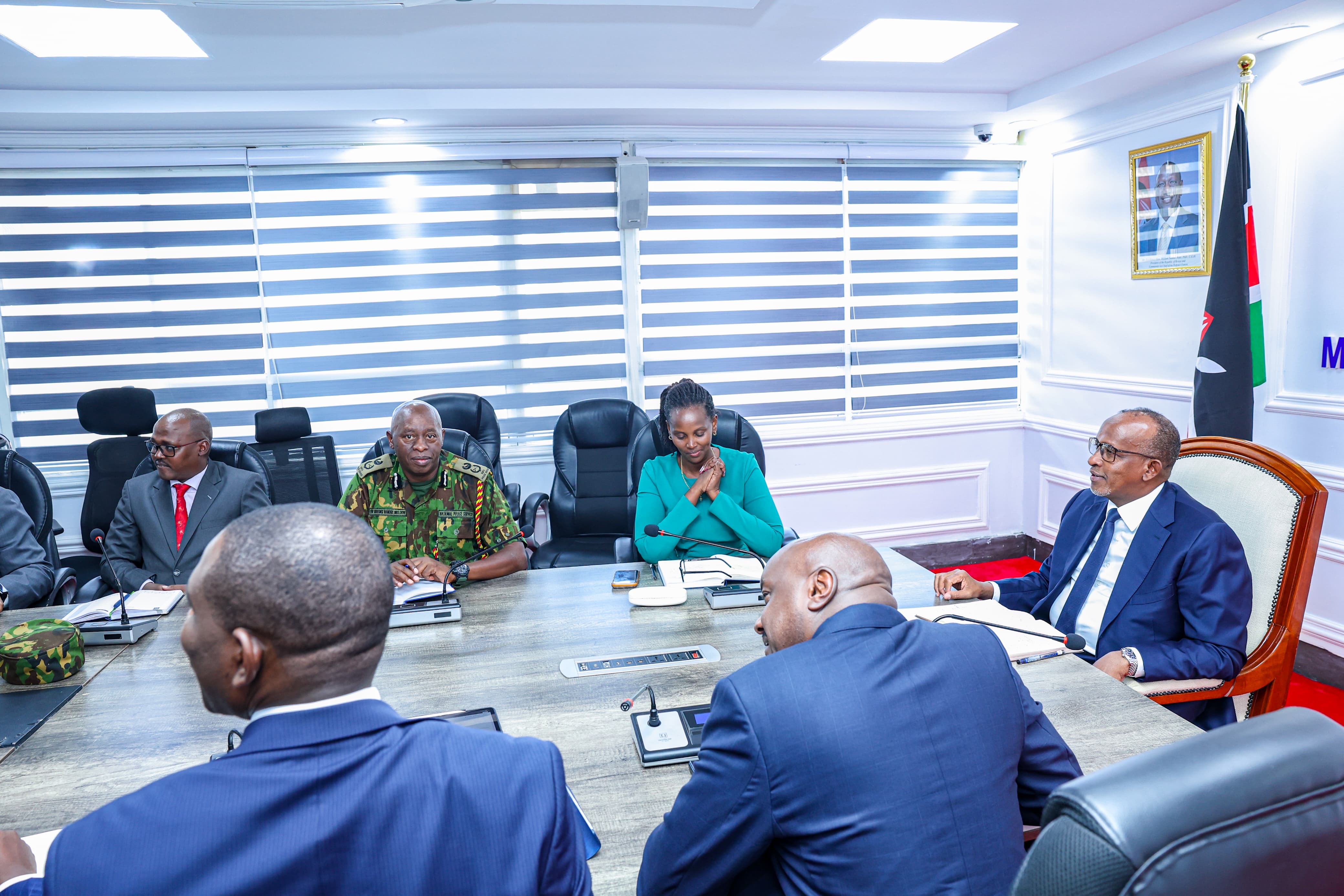  Duale Leads Talks to Move Police to SHIF