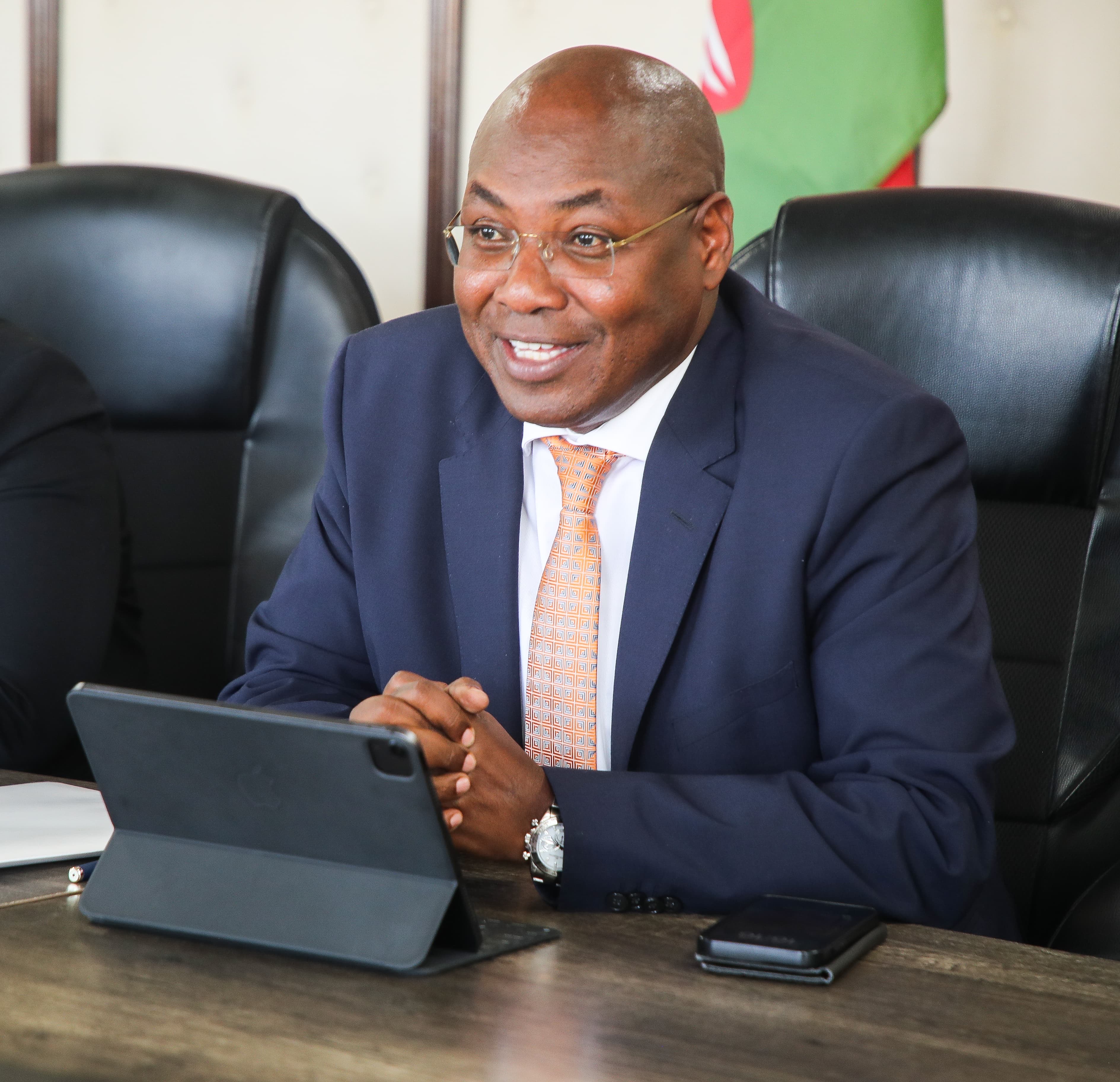 Principal Secretary for the State Department of Medical Services Mr. Harry Kimtai Receives Courtesy Call from Winnie Byanyima, Executive Director, UNAIDS