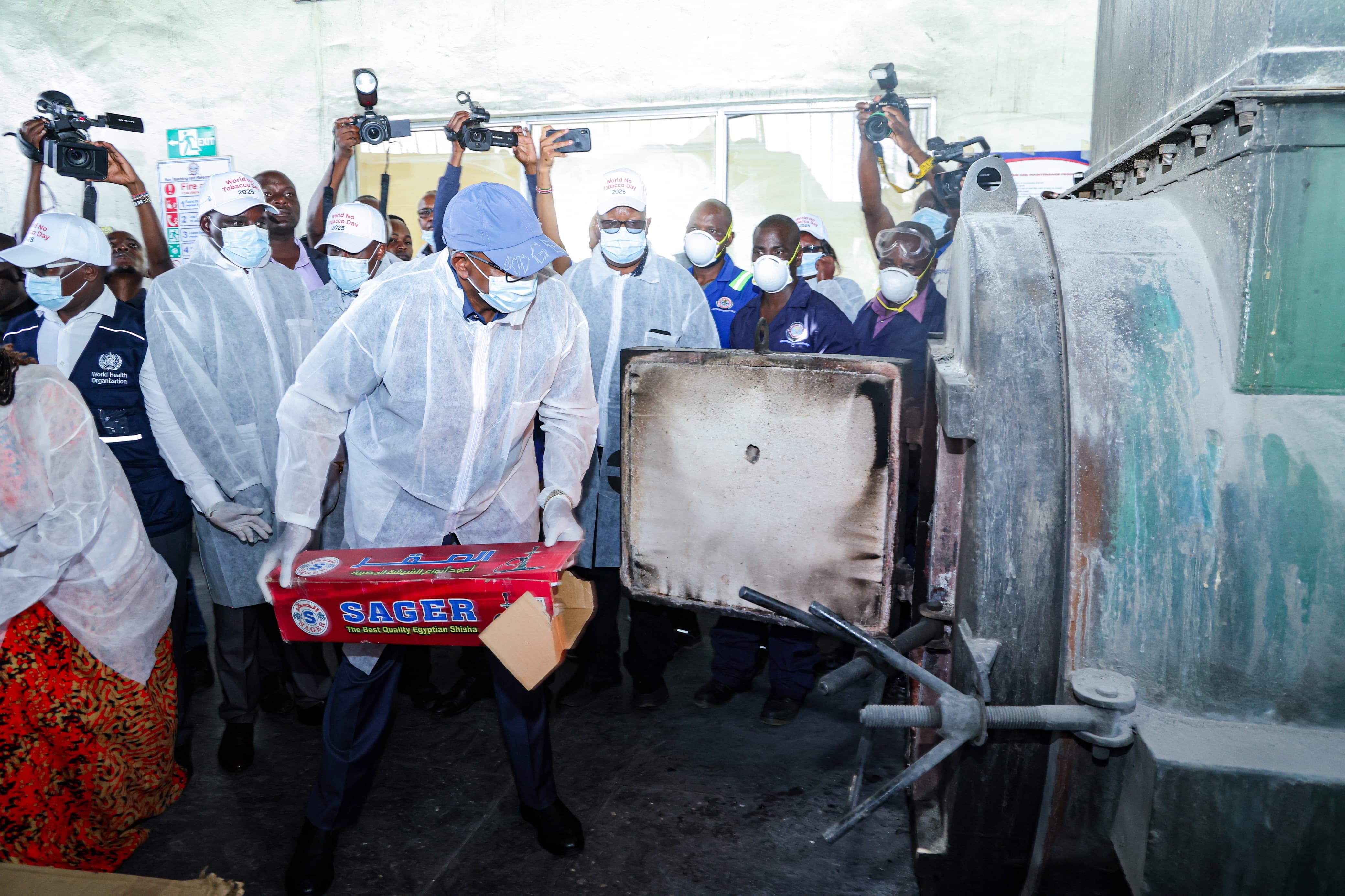 Kenya Marks World No Tobacco Day with Destruction of Illicit Tobacco Products