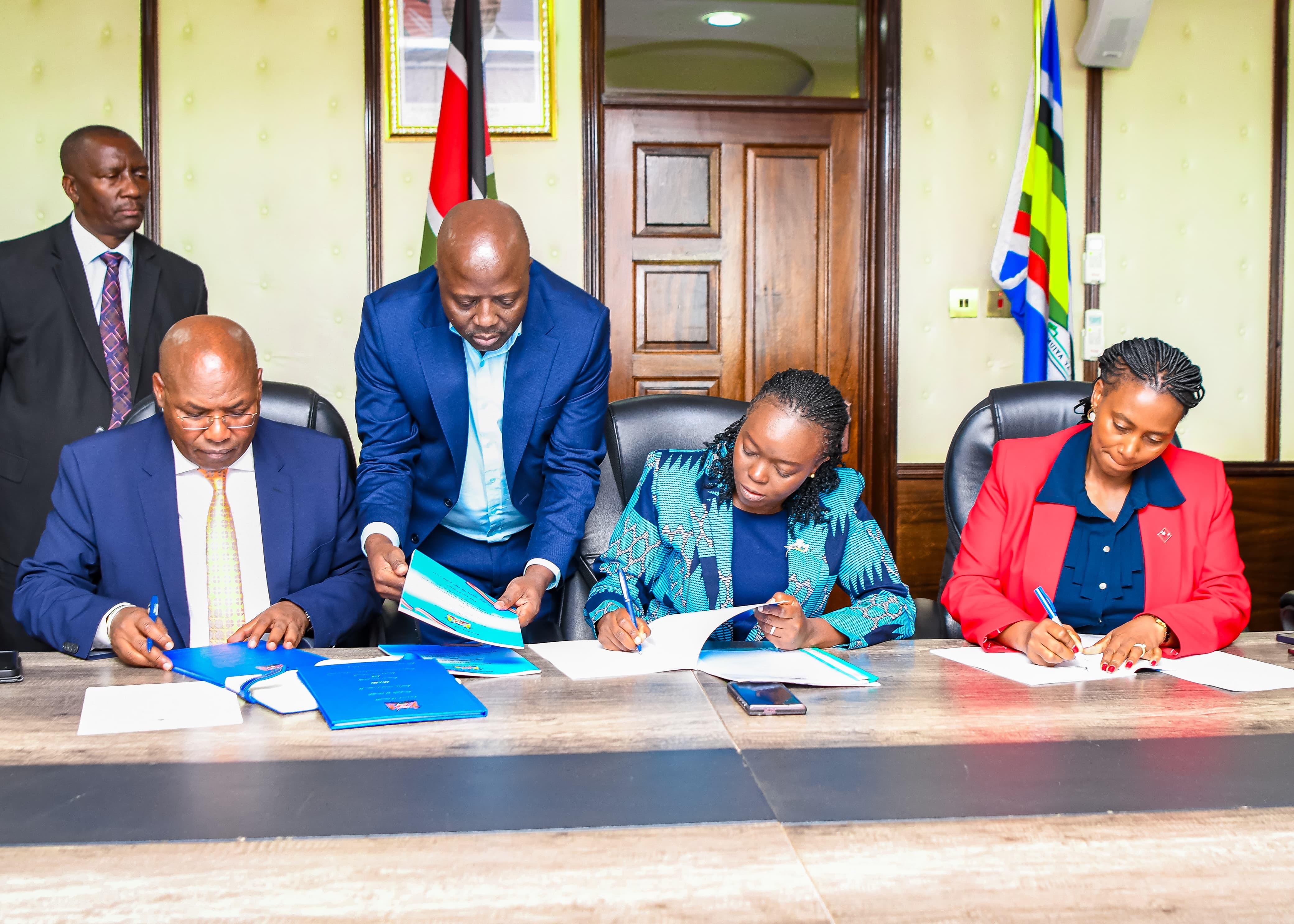 Cabinet Secretary for Health Signs 2024/2025 Performance Contracts with Principal Secretaries