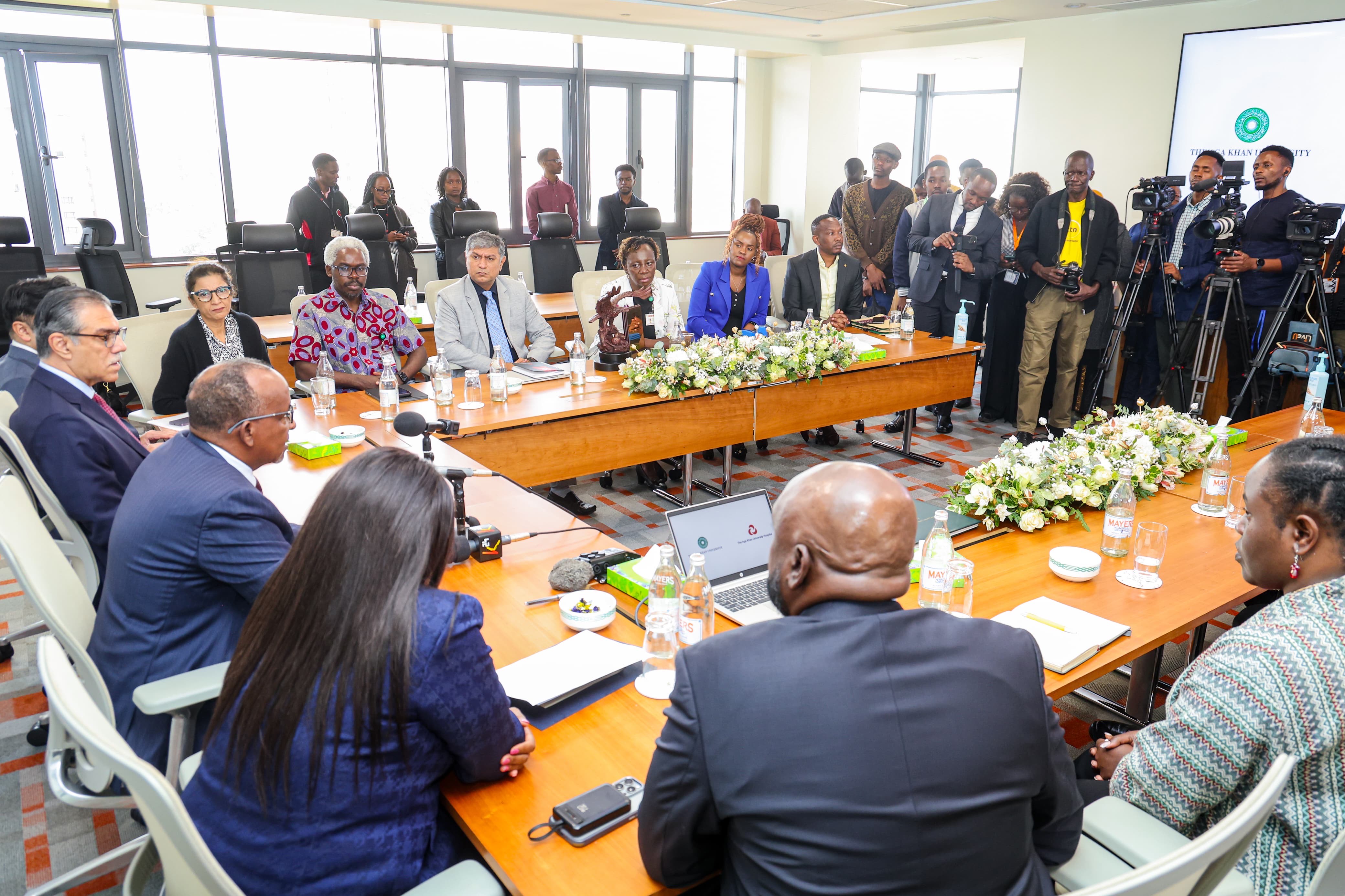 CS Duale Warns Non-Compliant Health Facilities, Champions Access to Life-Saving Care through SHA-AKUH Partnership