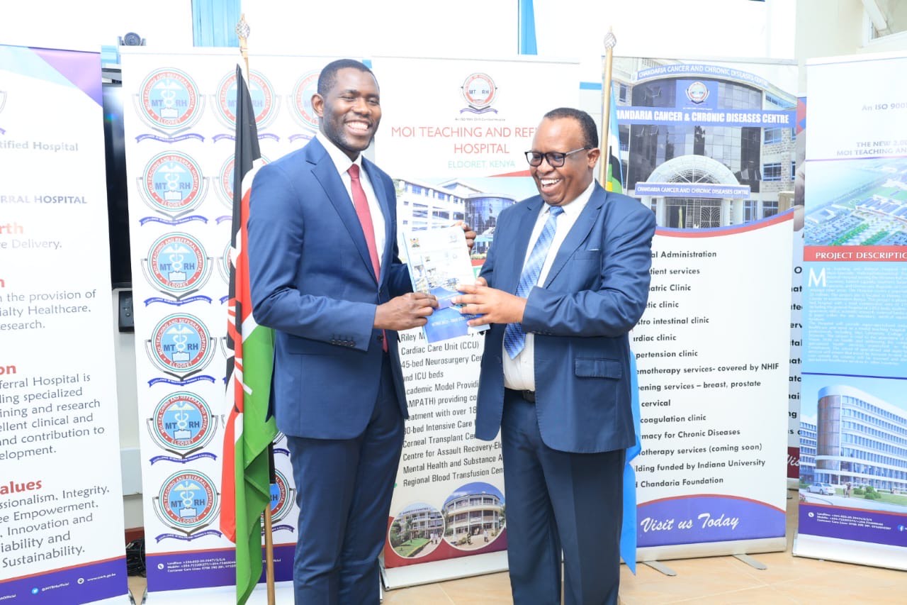 Health PS Dr. Ouma Oluga Commends MTRH’s Role in Advancing Universal Health Coverage