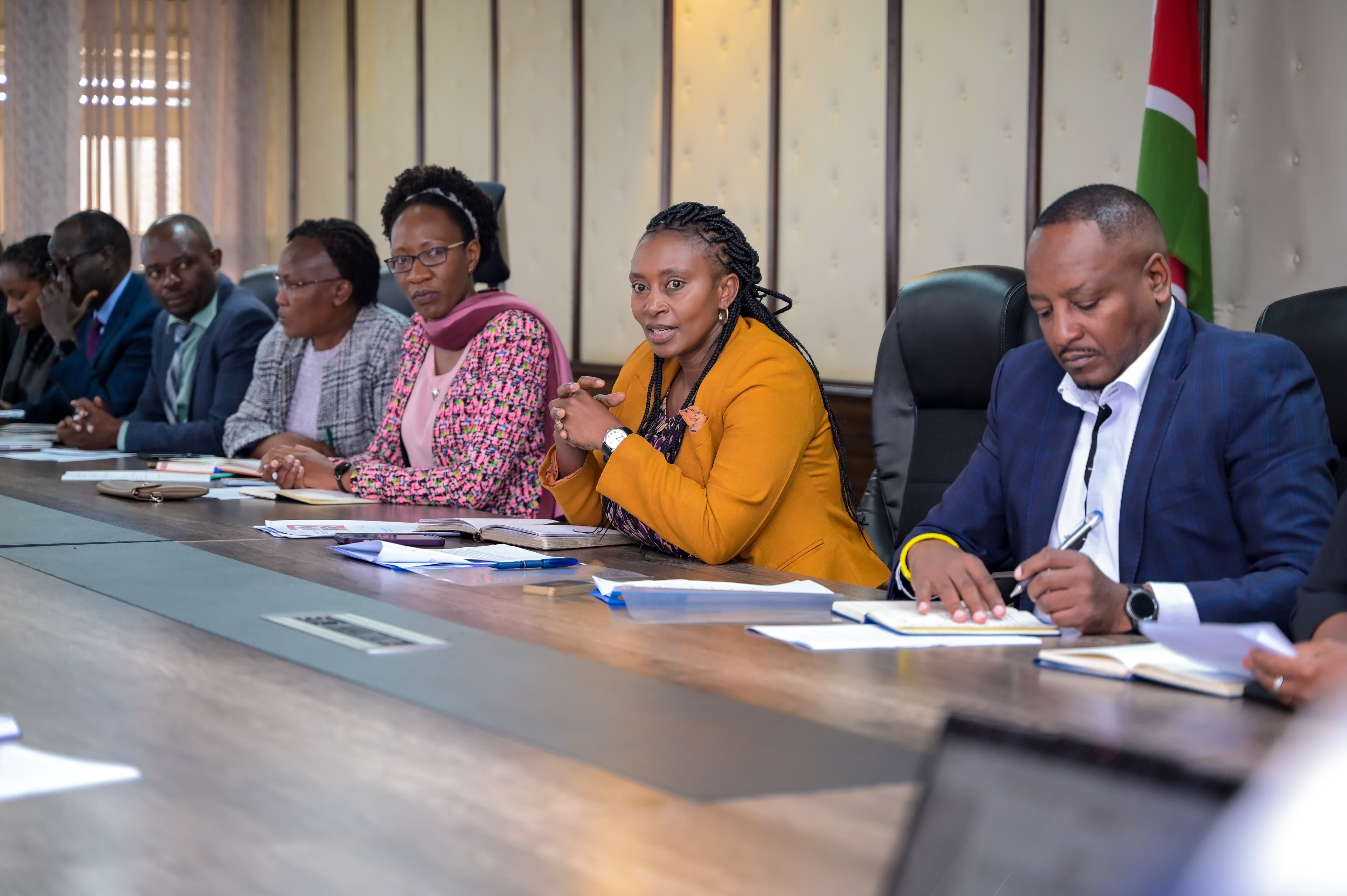 PS Muthini Meets AMREF Team to Discuss collaborative Efforts Between the Ministry and the Organization