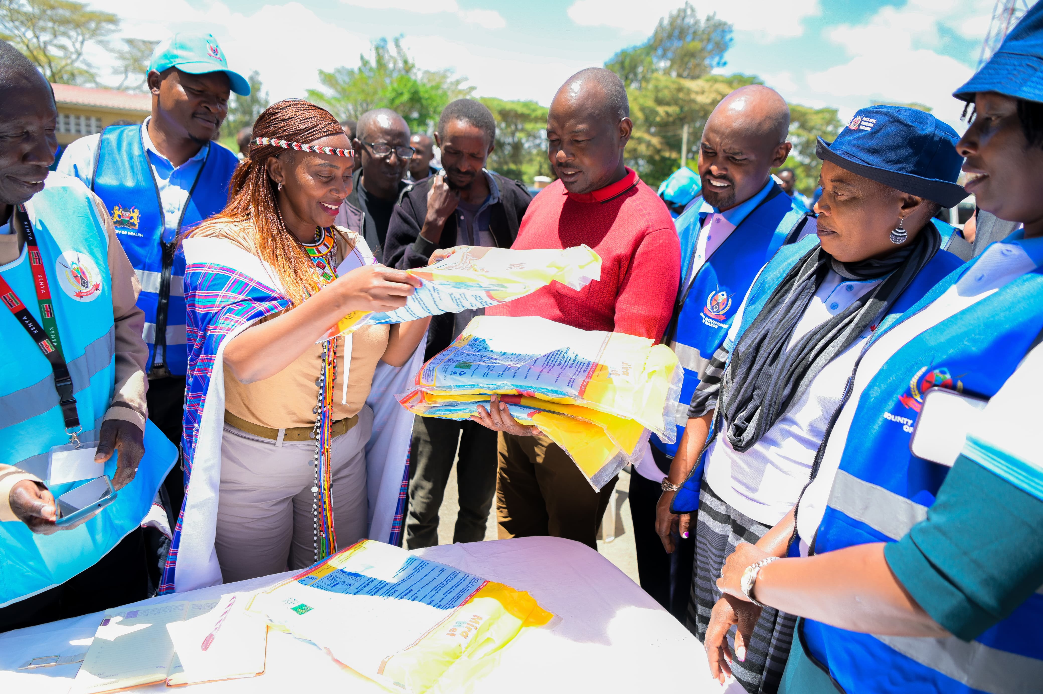 PS Muthoni Leads Mosquito Nets Distribution in Narok County