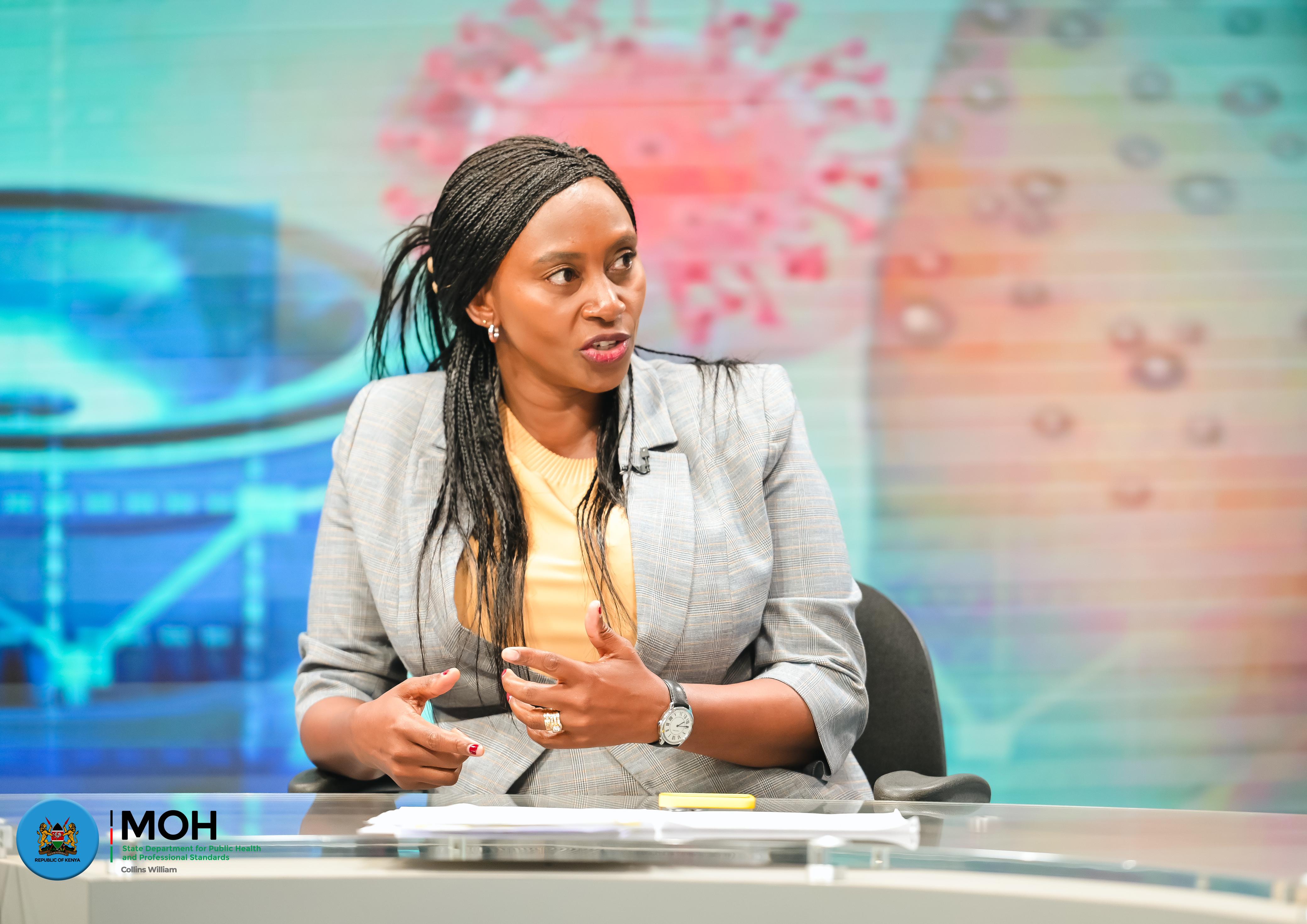 PS Mary Muthoni, highlights the recently launched Epuka Uchafu Afya Nyumbani Initiative