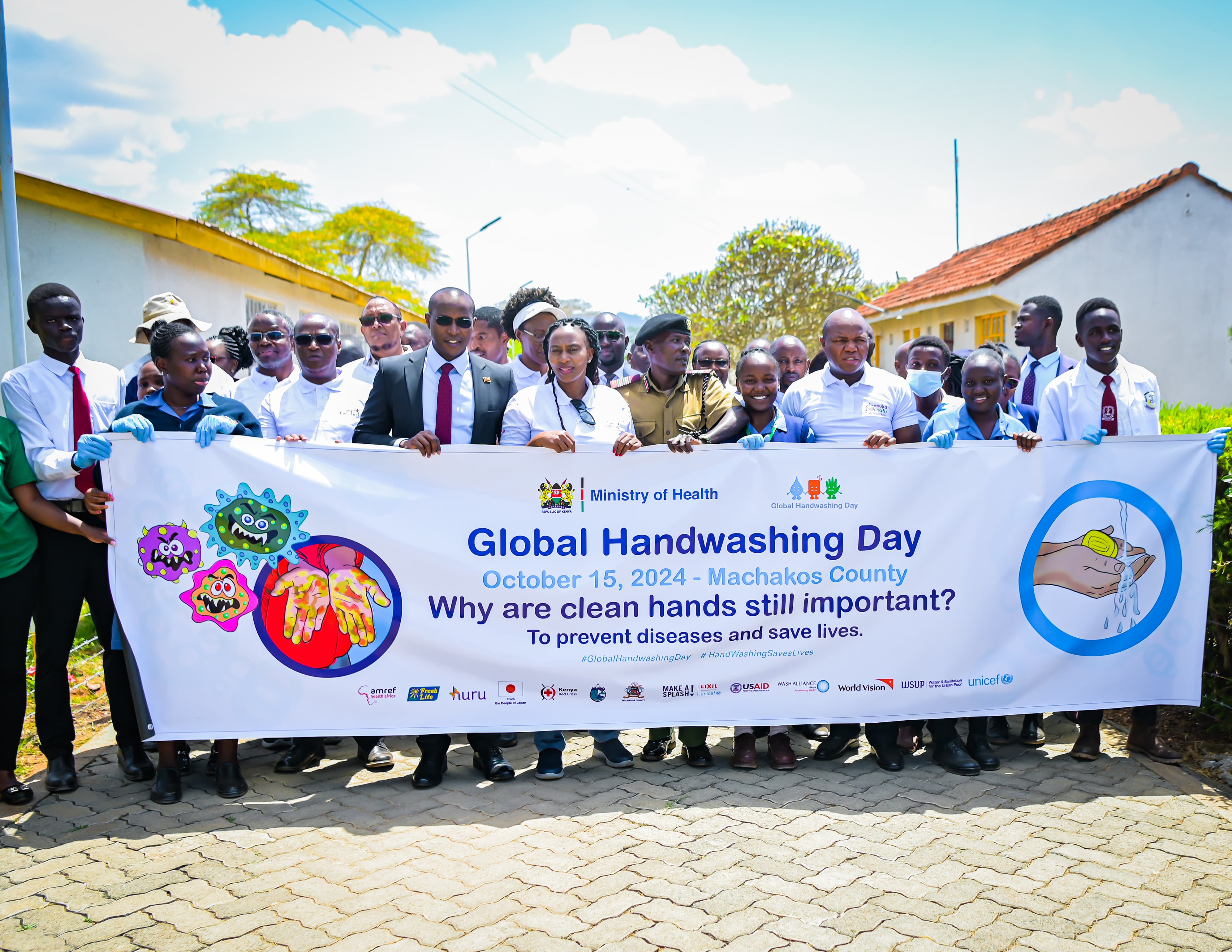 PS Muthoni leads commemoration of the Global Handwashing Day 2024