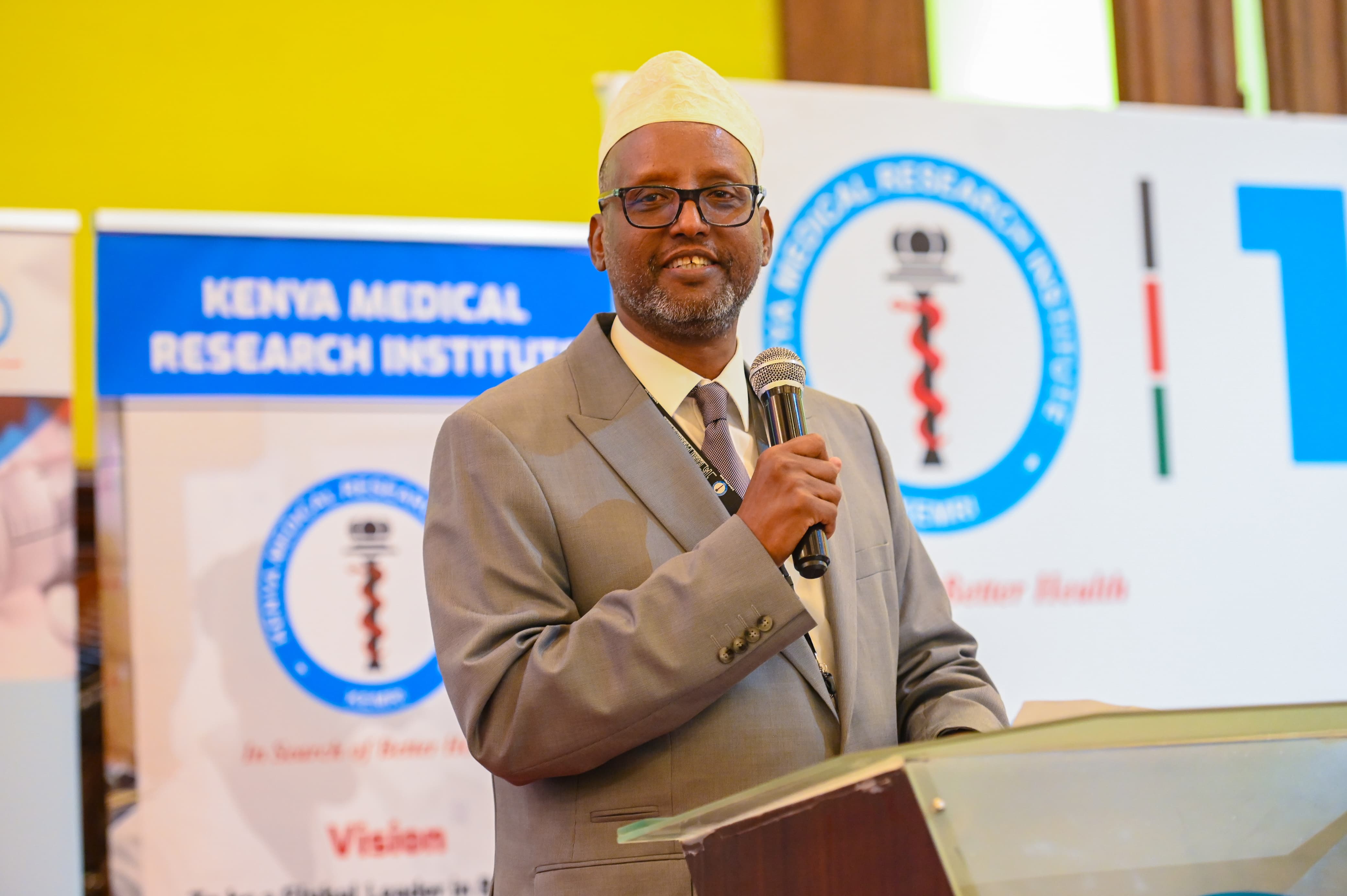 PS Muthoni champions innovative solutions for Health at KEMRI 15th Annual Scientific Conference.