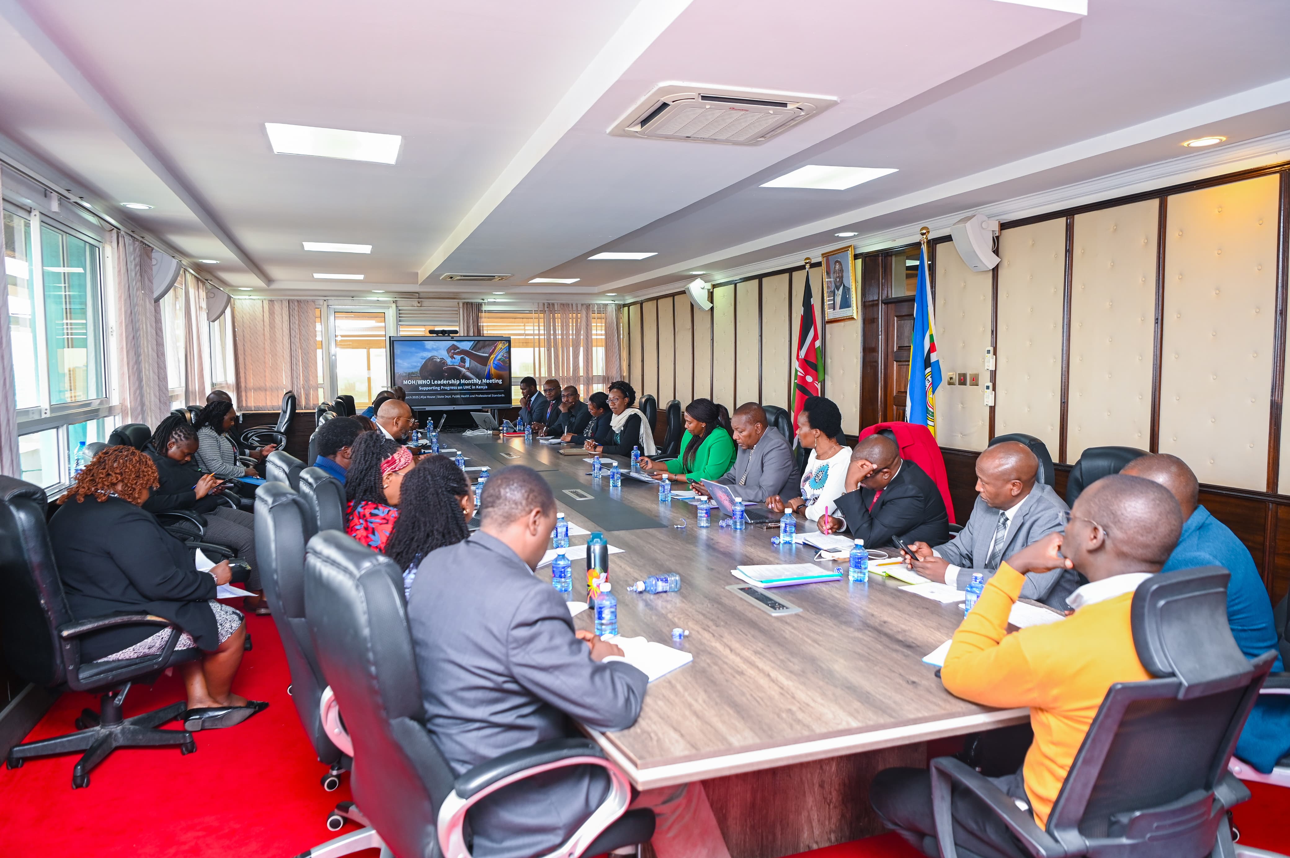 Ministry of Health and WHO Leadership Meeting on Emergency Preparedness and Program Sustainability