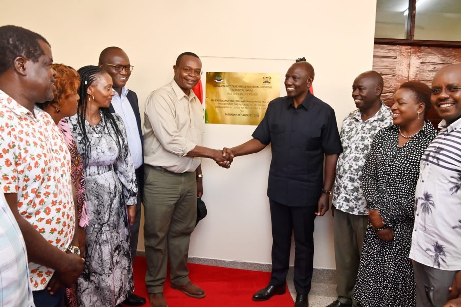 os Inauguration of the 90-bed Surgical Ward at Busia County Teaching and Referral Hpital