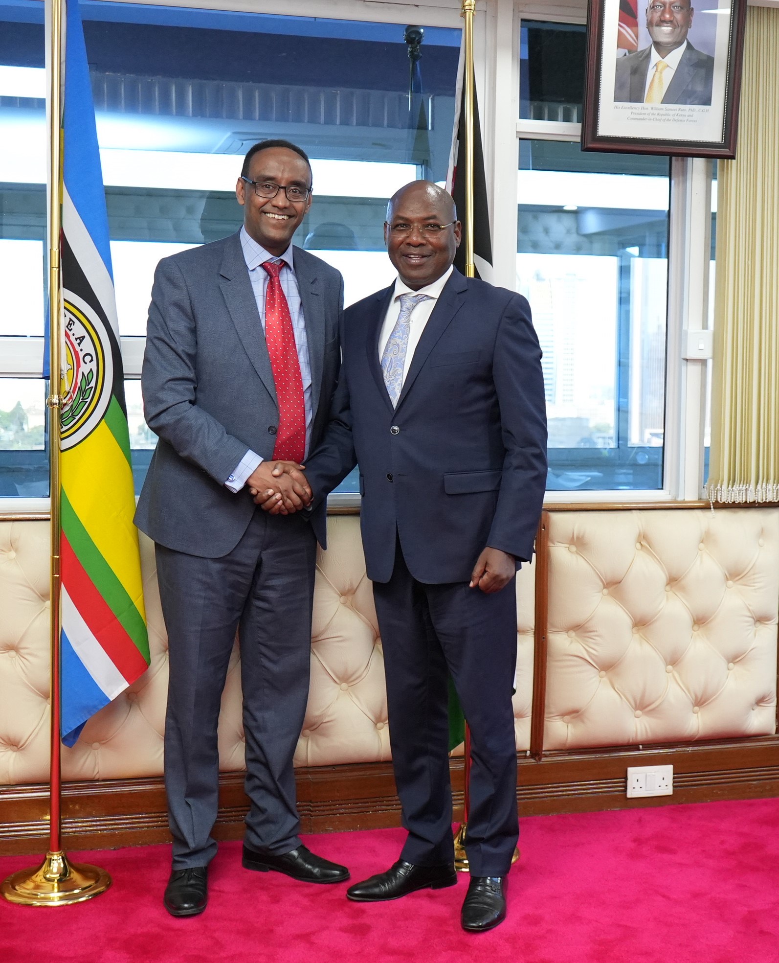 PS Kimtai Meets St. Paul’s Hospital Millennium Medical Delegation for Benchmarking at KUTRRH