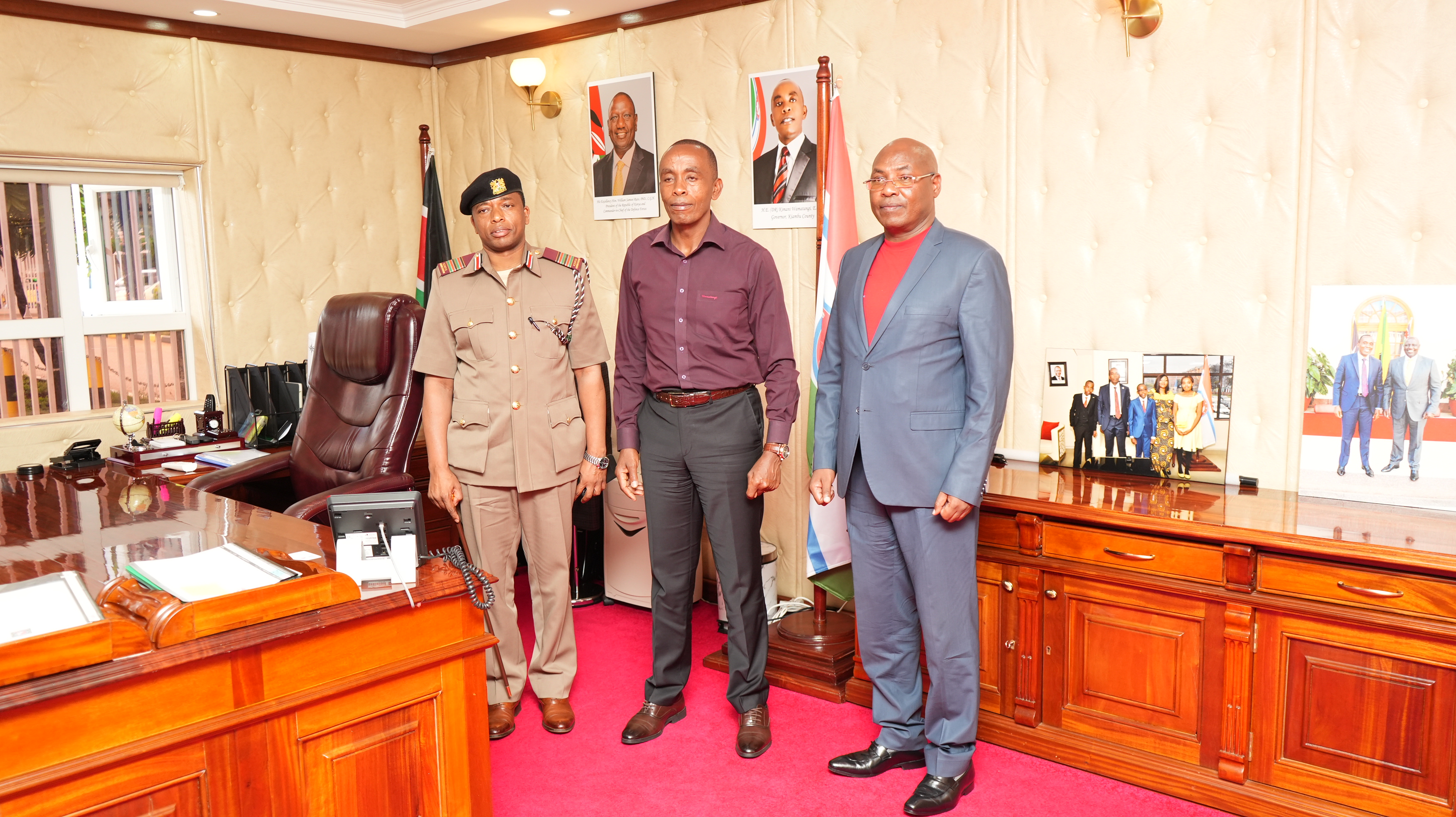 Principal Secretary Harry Kimtai's Official Visit to Kiambu Governor on World Oral Health Day