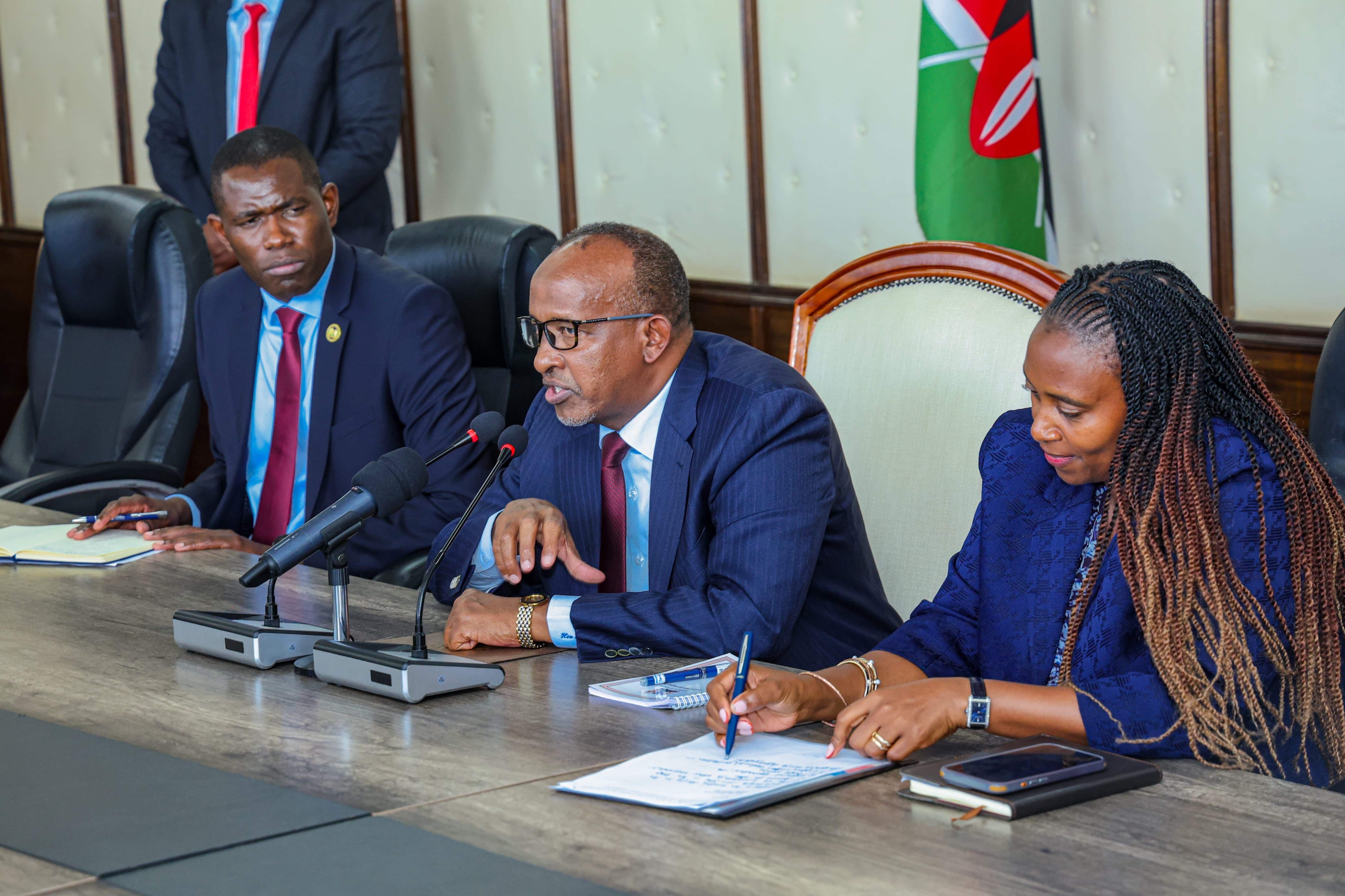 Health CS Hon. Aden Duale Orders Immediate Suspension of Kidney Transplant Services at Mediheal Group of Hospitals