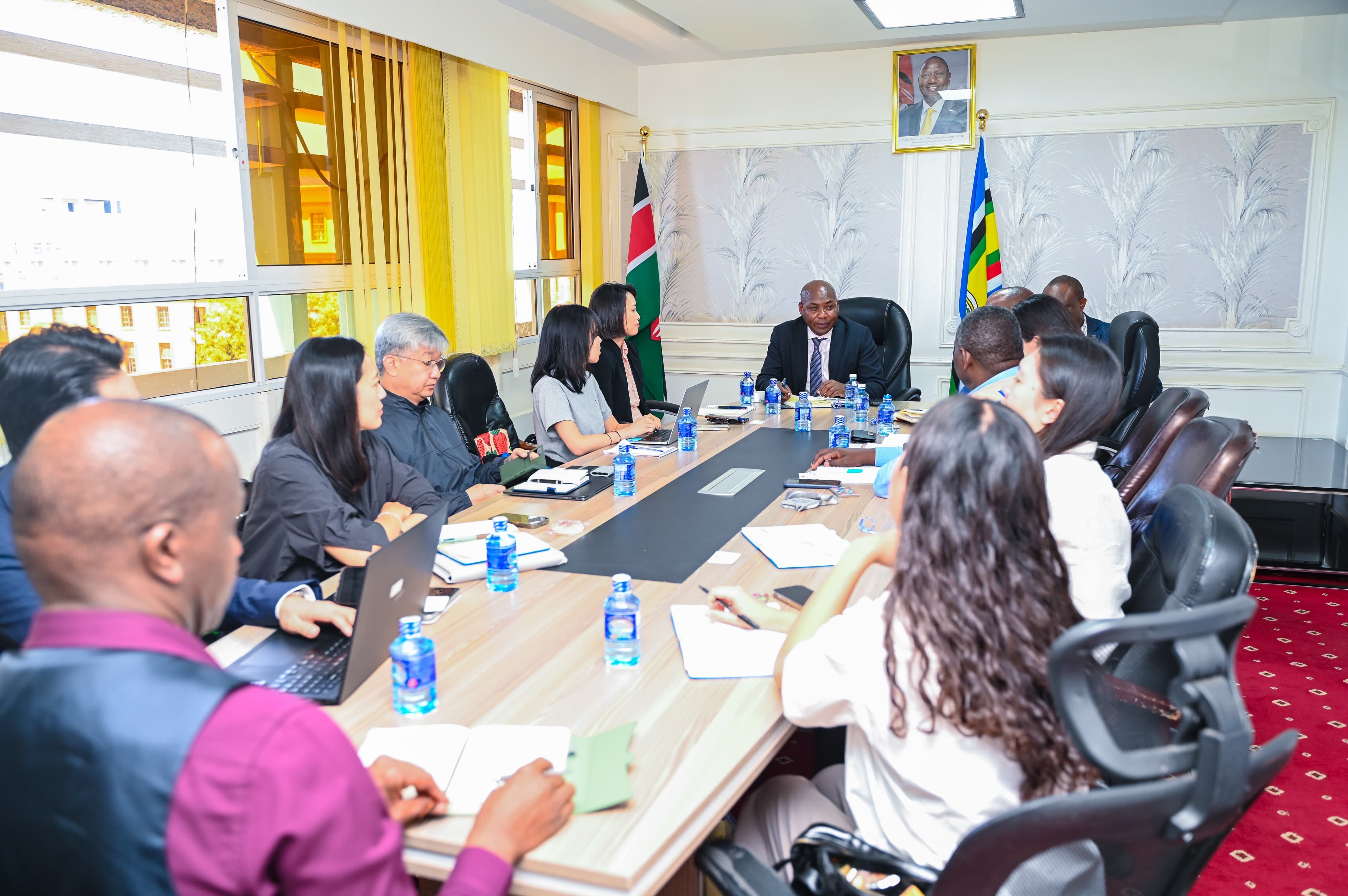 Ps Harry Kimtai Engages Kajiado Cec And Koica Delegation On Kitengela Maternal Health Project
