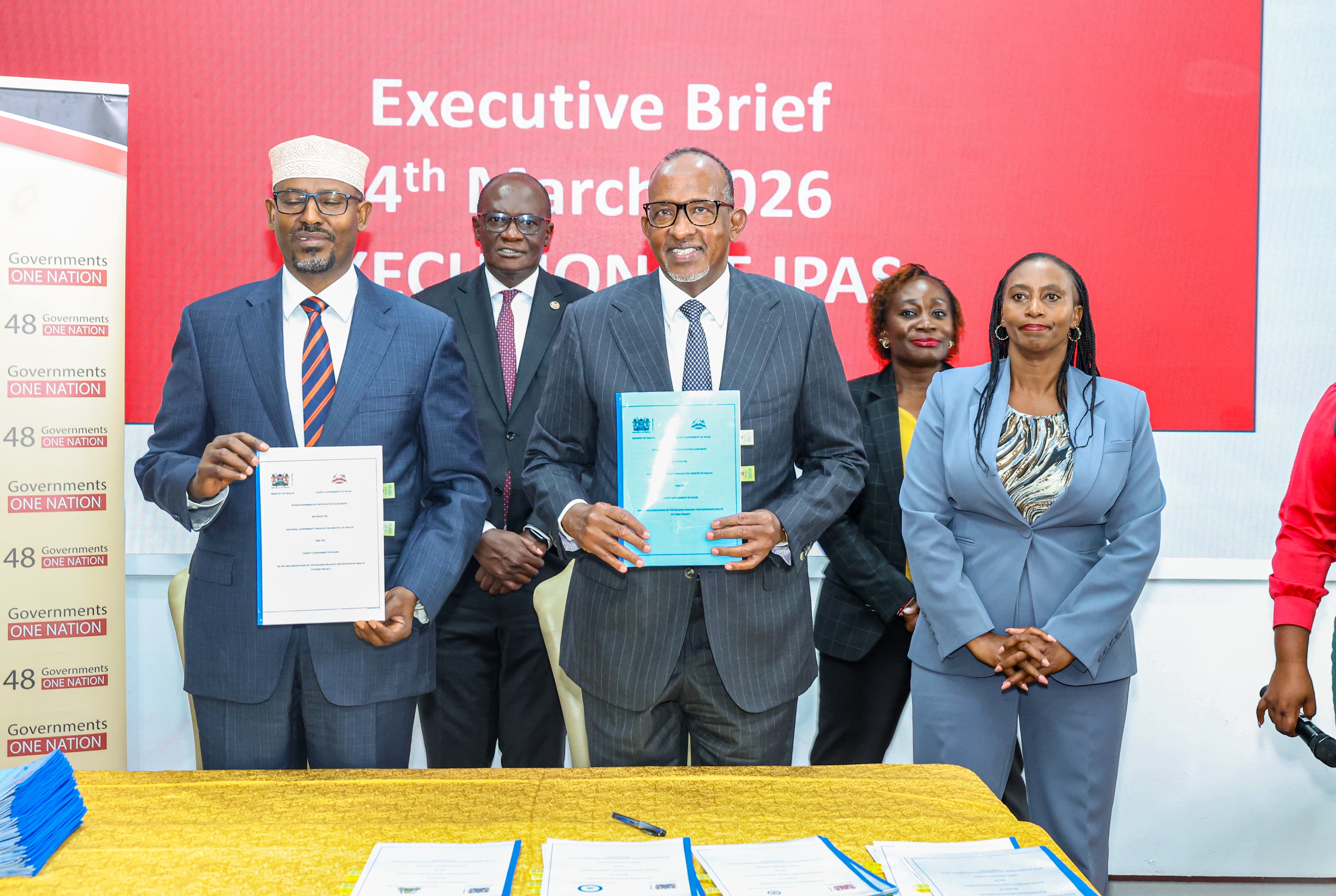 CS Duale Presides Over Signing of BREHS Intergovernmental Agreements to Strengthen Primary Healthcare