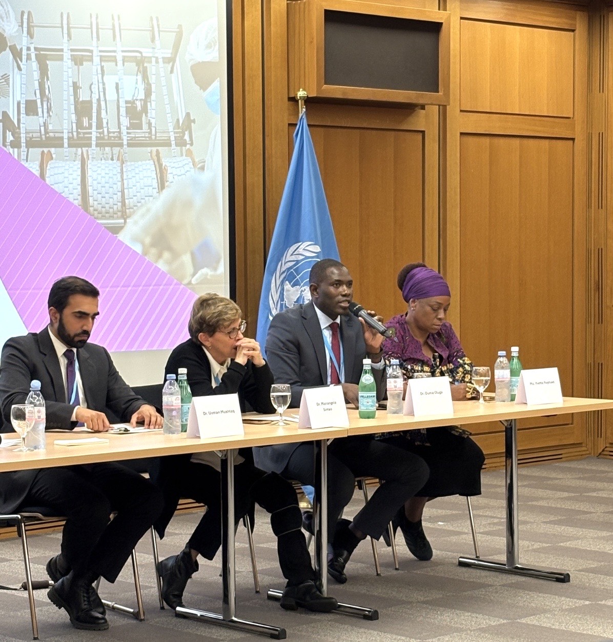 Dr Ouma Oluga Calls for Investment in Local Manufacturing and Global Collaboration at WHA78 Panel