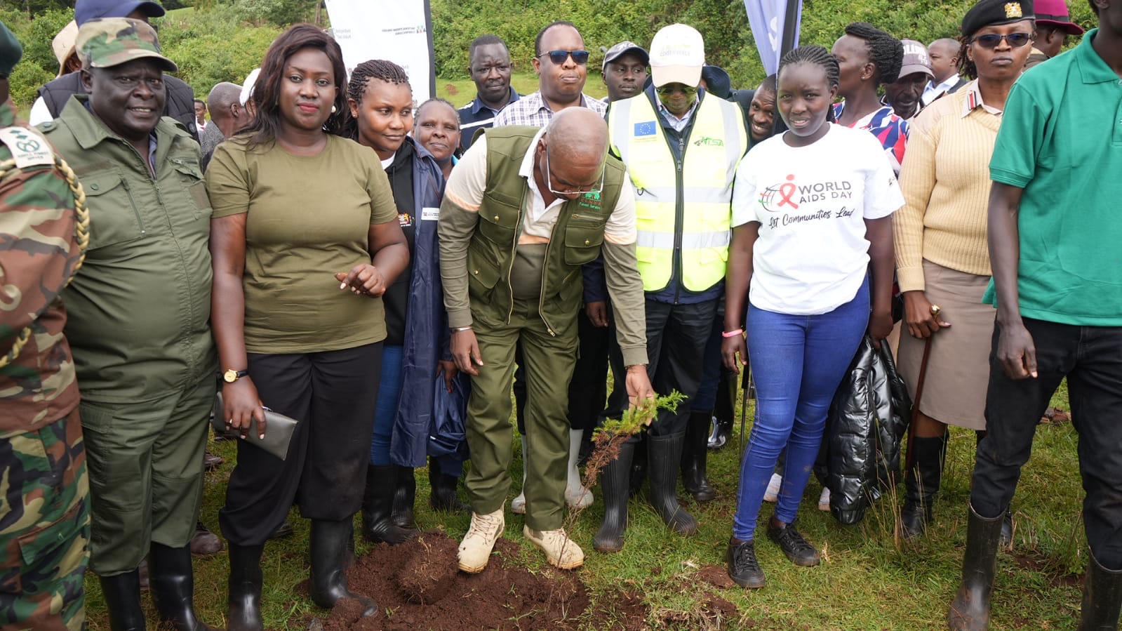 PS Kimtai Leads National Tree Planting Day Activity in Elgeyo Marakwet