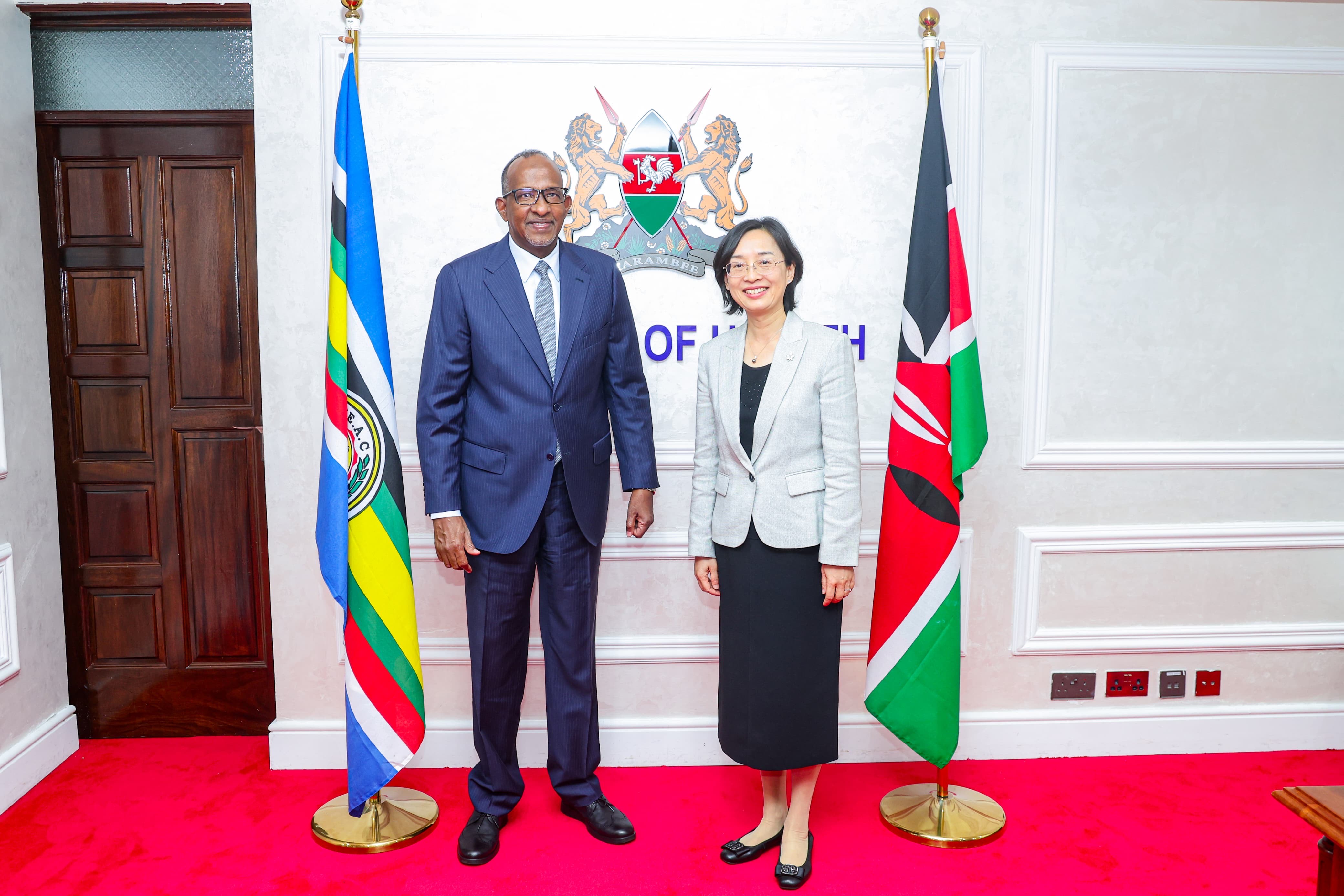 Health CS Hon. Aden Duale Engages Chinese Delegation on Local Vaccine and Pharmaceutical Production Partnership