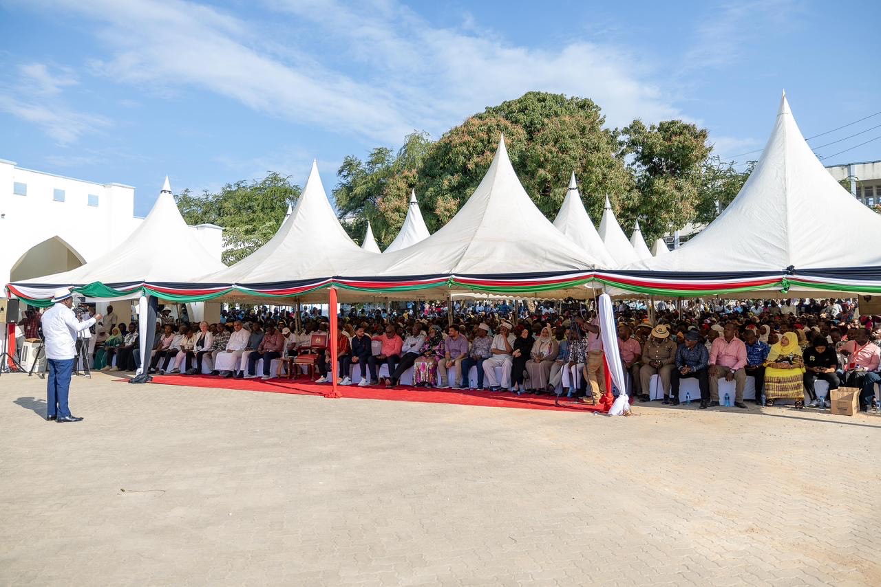 PS Dr. Ouma Oluga Joins H.E. President Ruto in Confirming 320 Health Staff in Mombasa