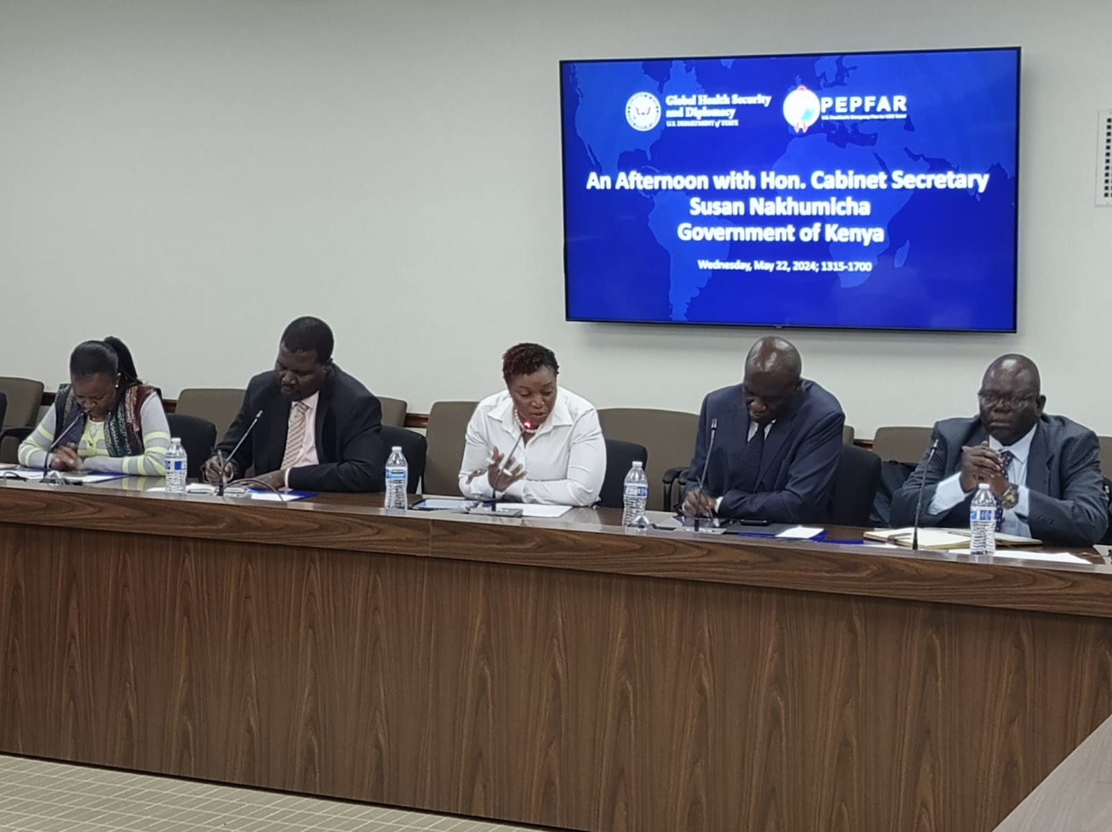 Health Cabinet Secretary Nakhumicha Meets with US Department of State to Strengthen Global Health Security and Diplomacy