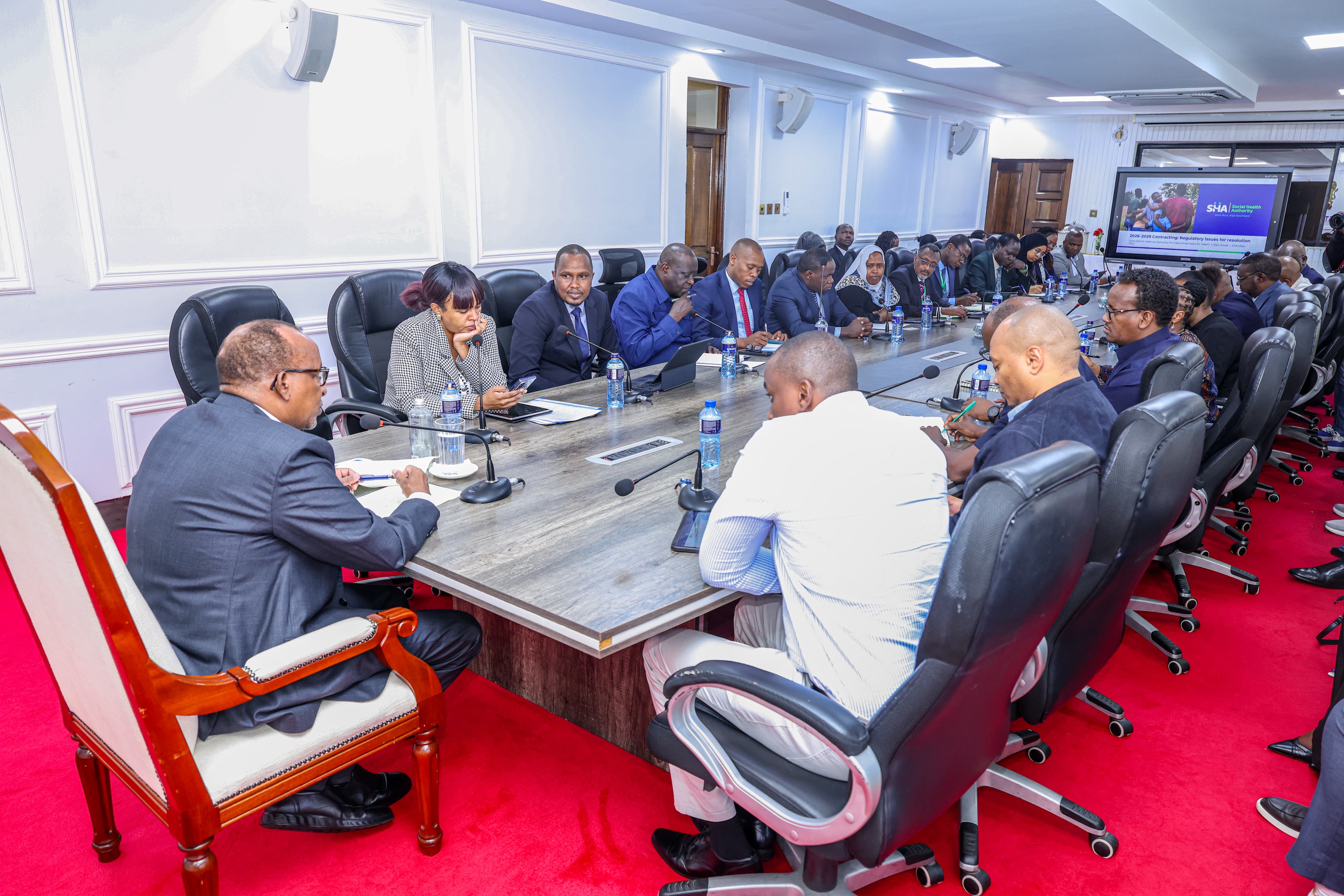 CS Duale Calls for Timely Transition to HMIS and SHA Contracting