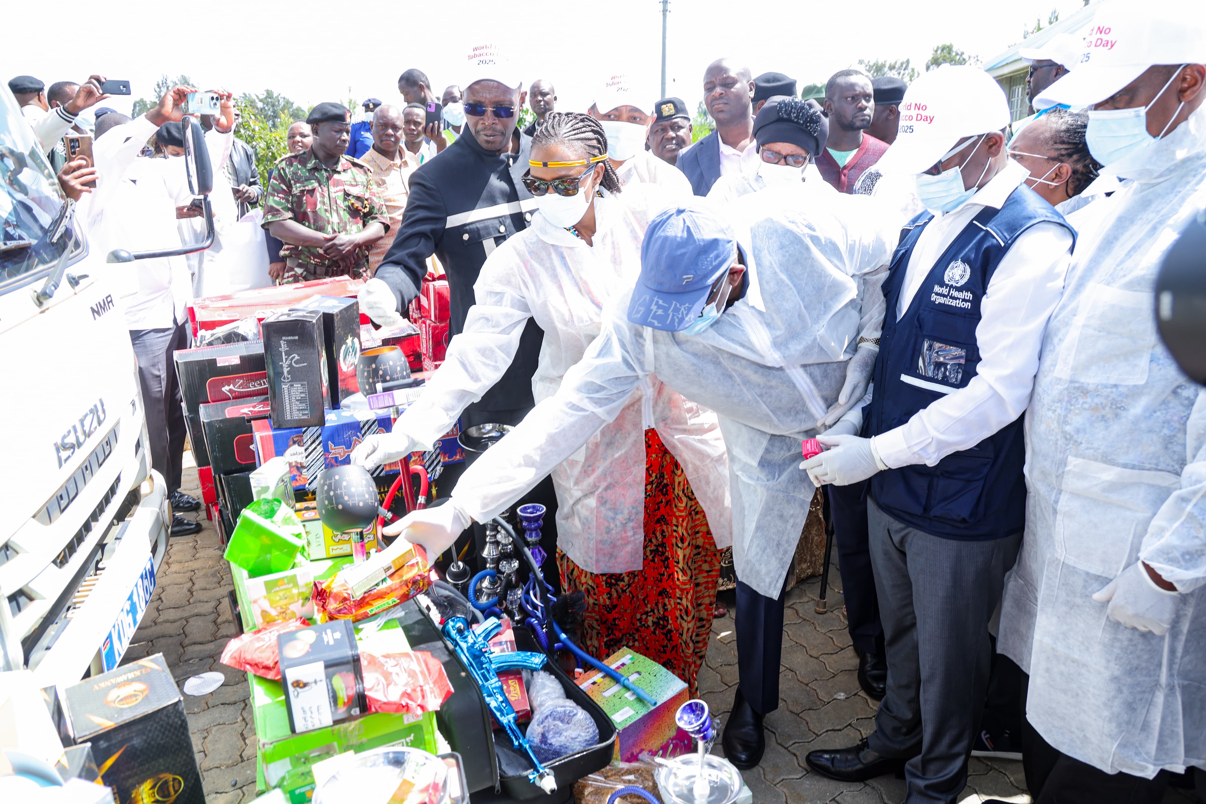 Kenya Marks World No Tobacco Day with Destruction of Illicit Tobacco Products