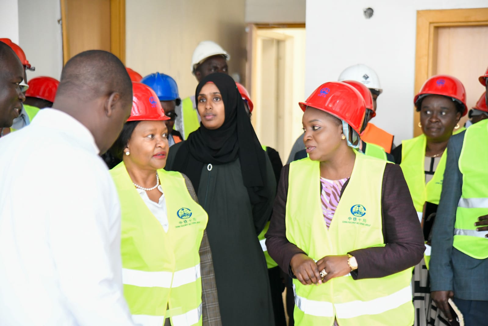 Health Cabinet Secretary Nakhumicha conducts inspection of the East African Center of Excellence for Urology and Nephrology