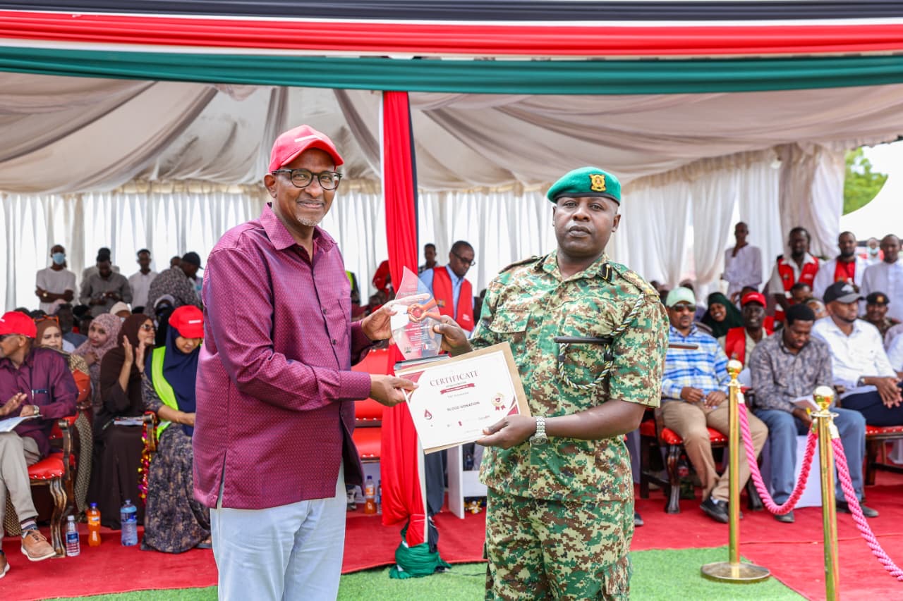 CS Duale Commissions Northern Regional Blood Transfusion Centre in Garissa
