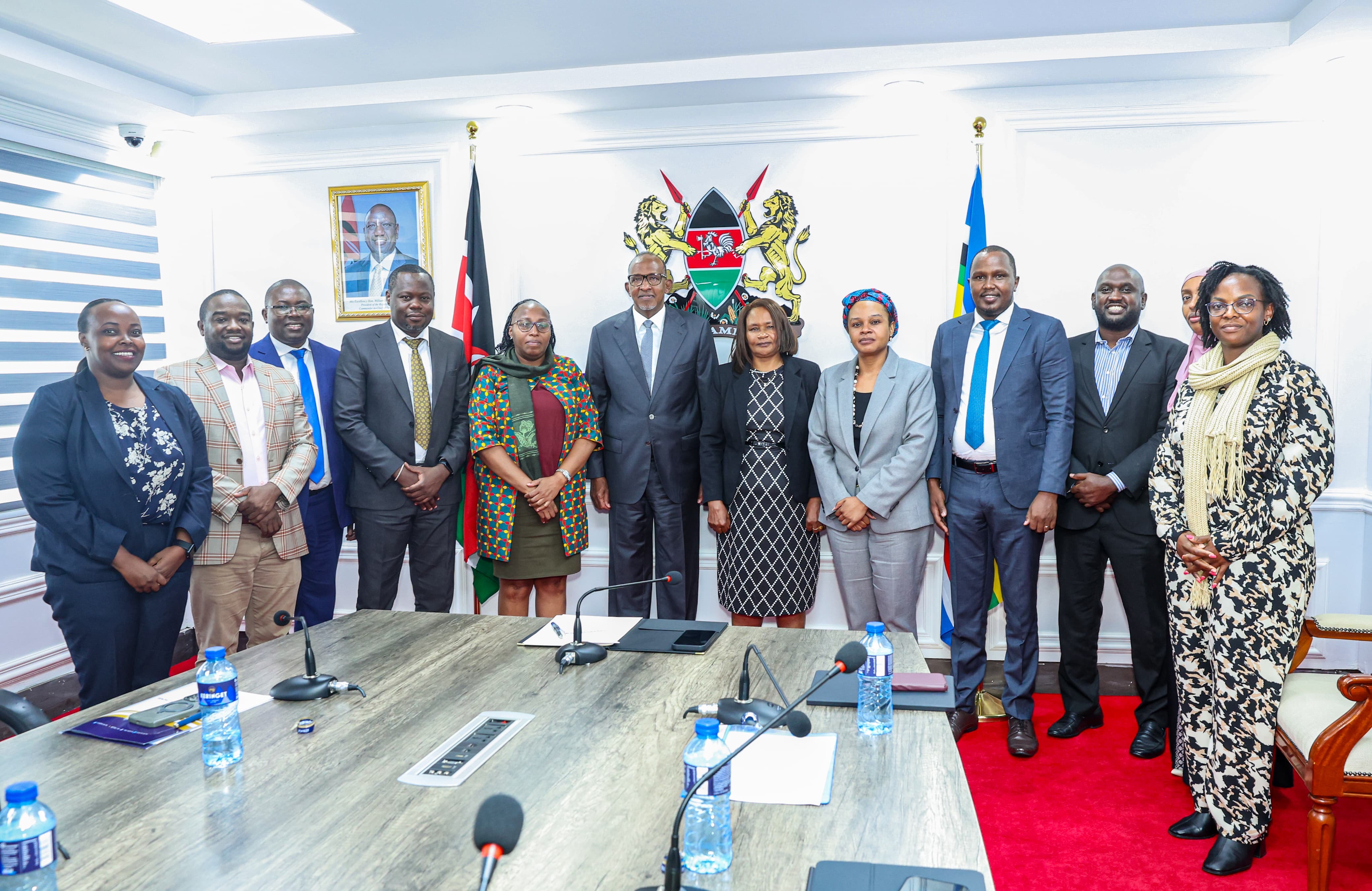 CS Duale Reviews Progress of Mwalimu Comprehensive Medical Cover with TSC