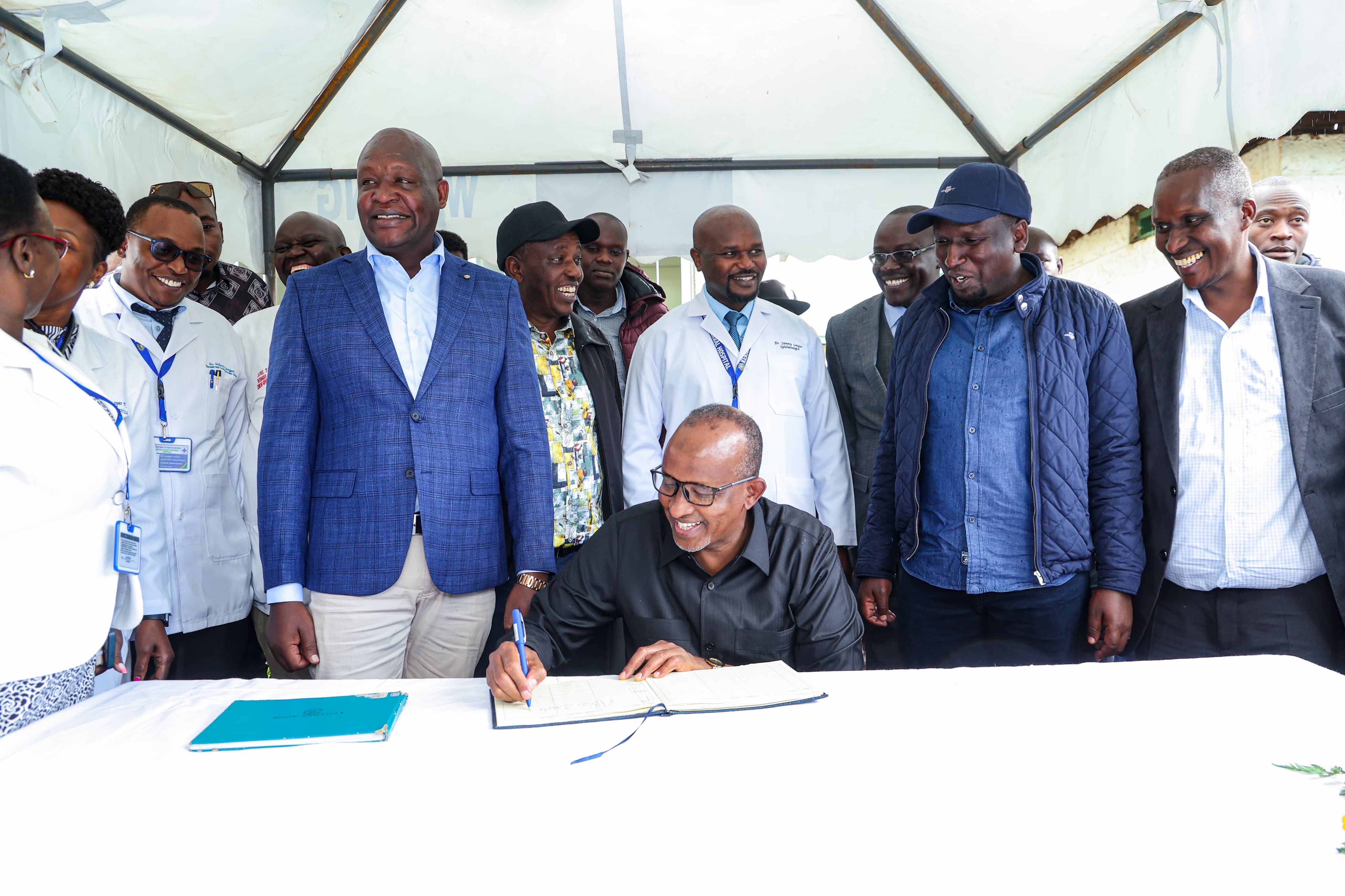 CS Duale Tours Kericho County Referral Hospital, Backs UHC Progress and Infrastructure Expansion