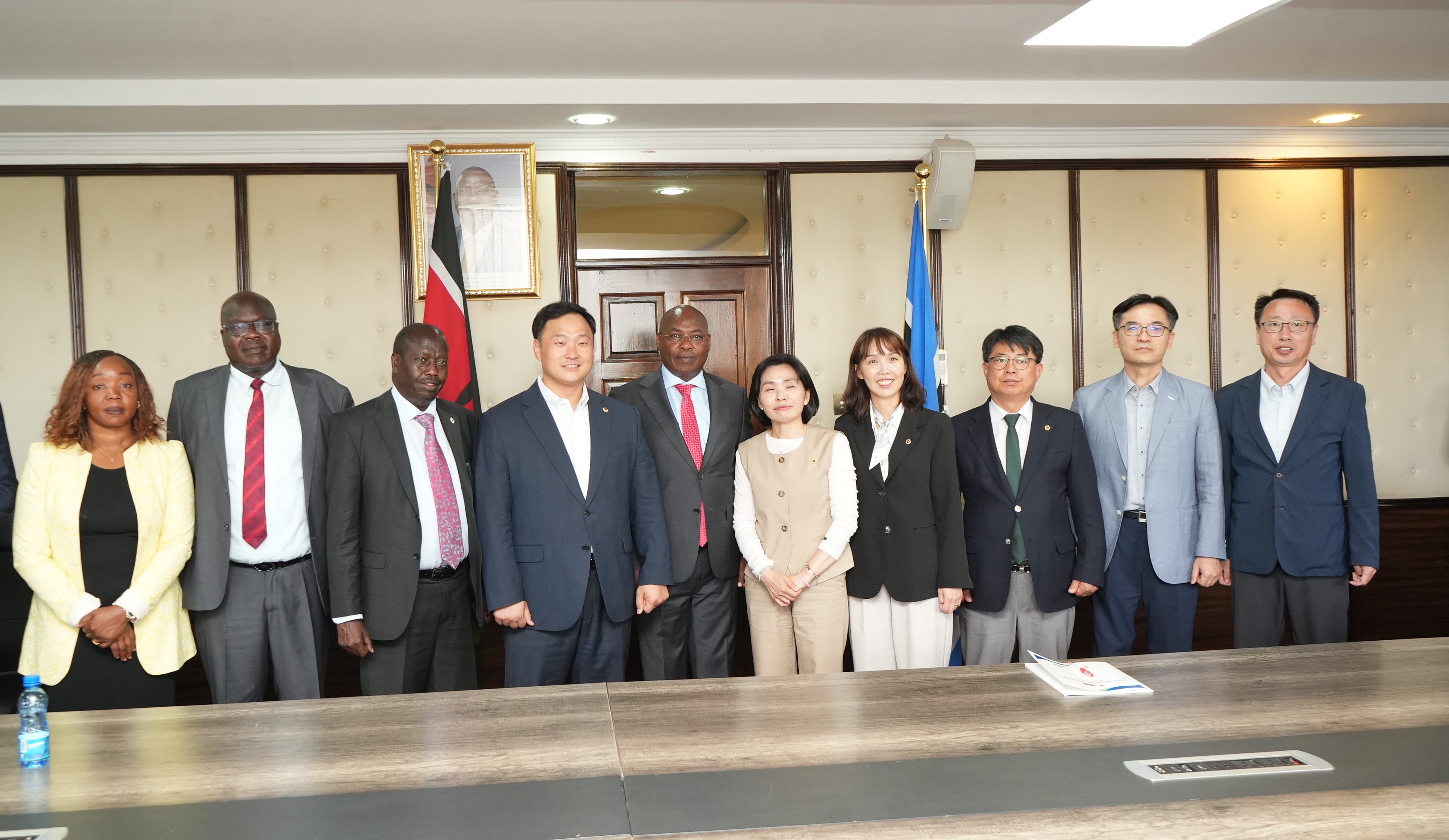 Gyeonggi Province Delegation and Baringo Governor Meet with PS Harry Kimtai to Discuss UHC and Health Collaborations