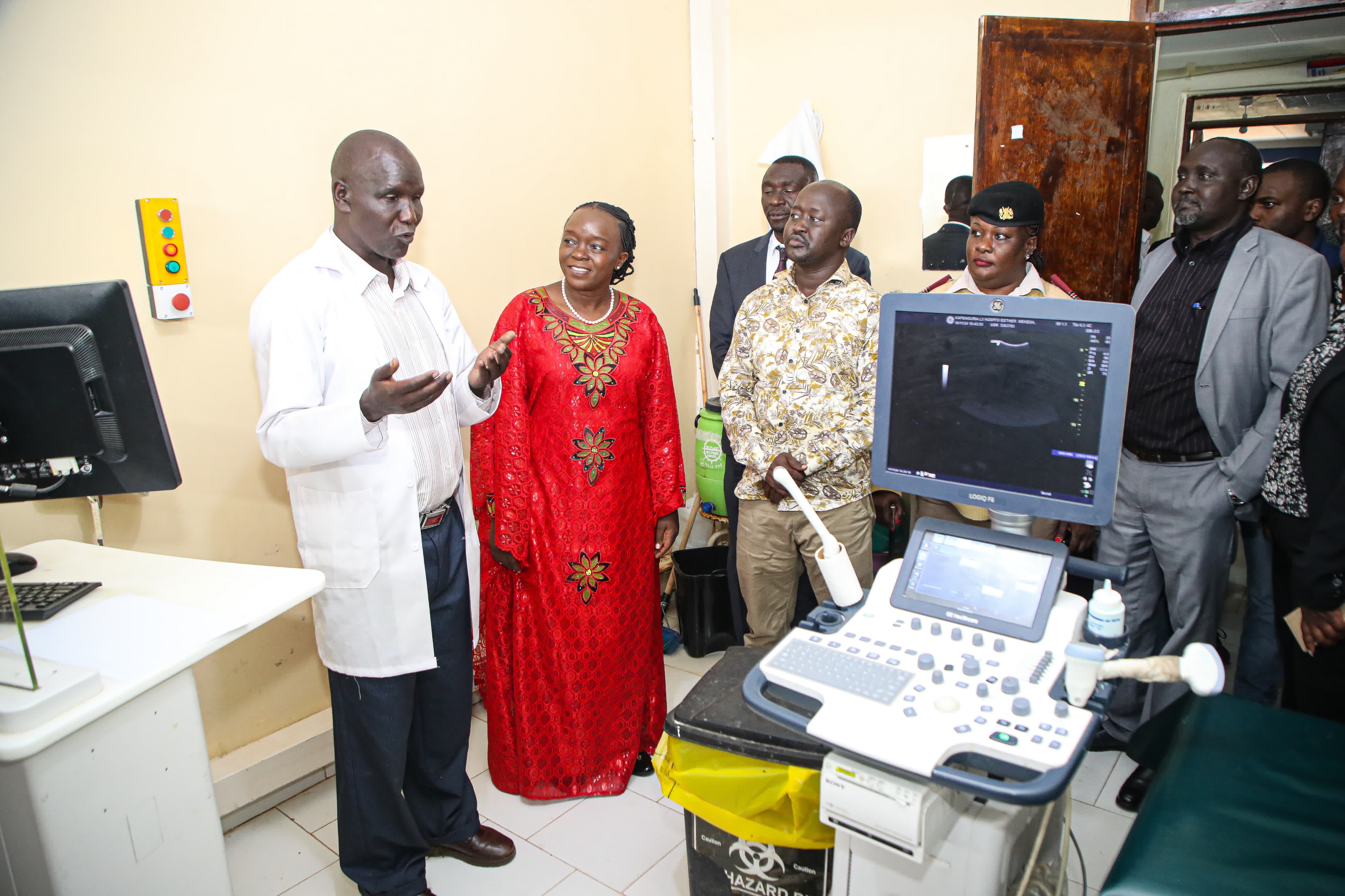 CS Health Visits Kapenguria Referral Hospital to Monitor SHA Implementation