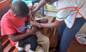 Measles rubella vaccination campaign