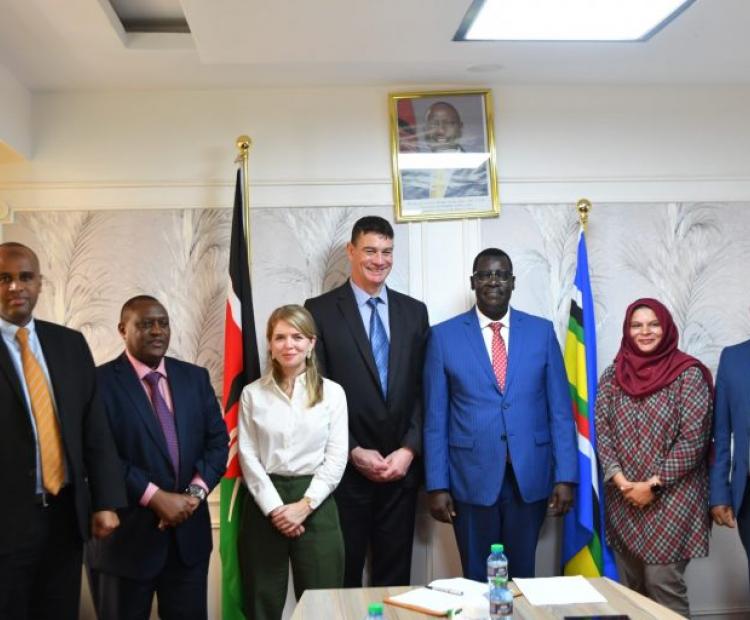 Principal Secretary For Medical Services Meets With Global Fund Delegation To Assess TB, Malaria & HIV Programs