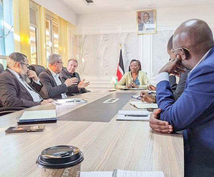 PS Meets Action Against Hunger Officials (ACF) To Discuss Their Support In The Drought Mitigation Efforts.