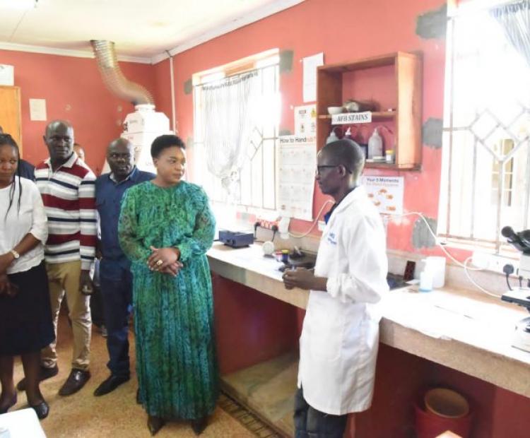 CS Health Visits Matunda Sub County Hospital, Pledges Support To Improve Healthcare Access.