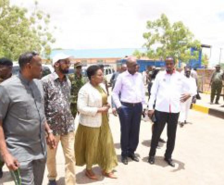 Cabinet Secretary For Health Visits Kenya Medical Training College Mandera Campus To Enhance Healthcare Training.