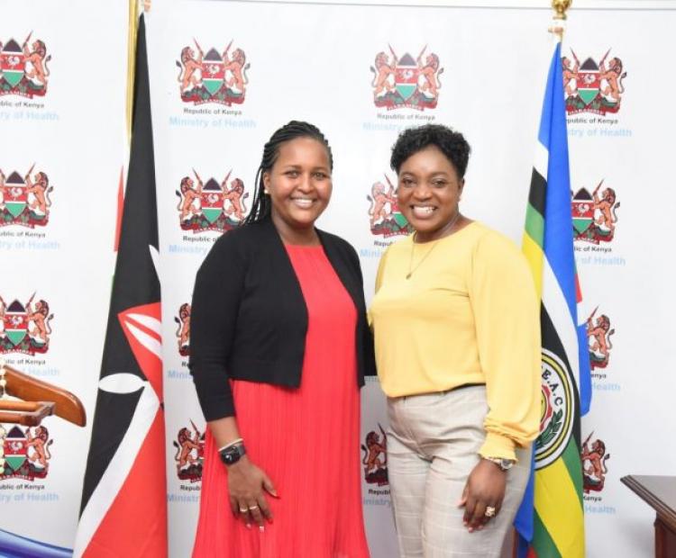 Health Cabinet Secretary Meets Samburu Representative To Discuss Health Matters