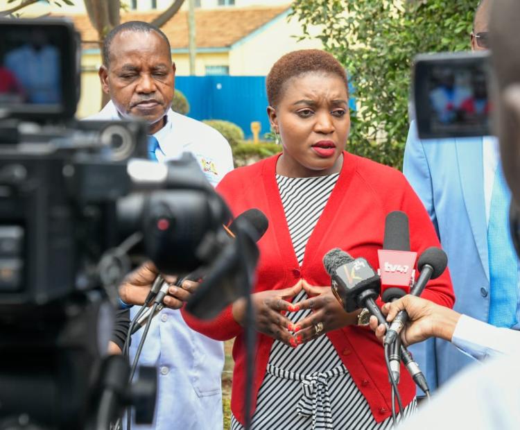 CS Health Nakhumicha Visits Mathari Hospital  to Enhance Patient Care